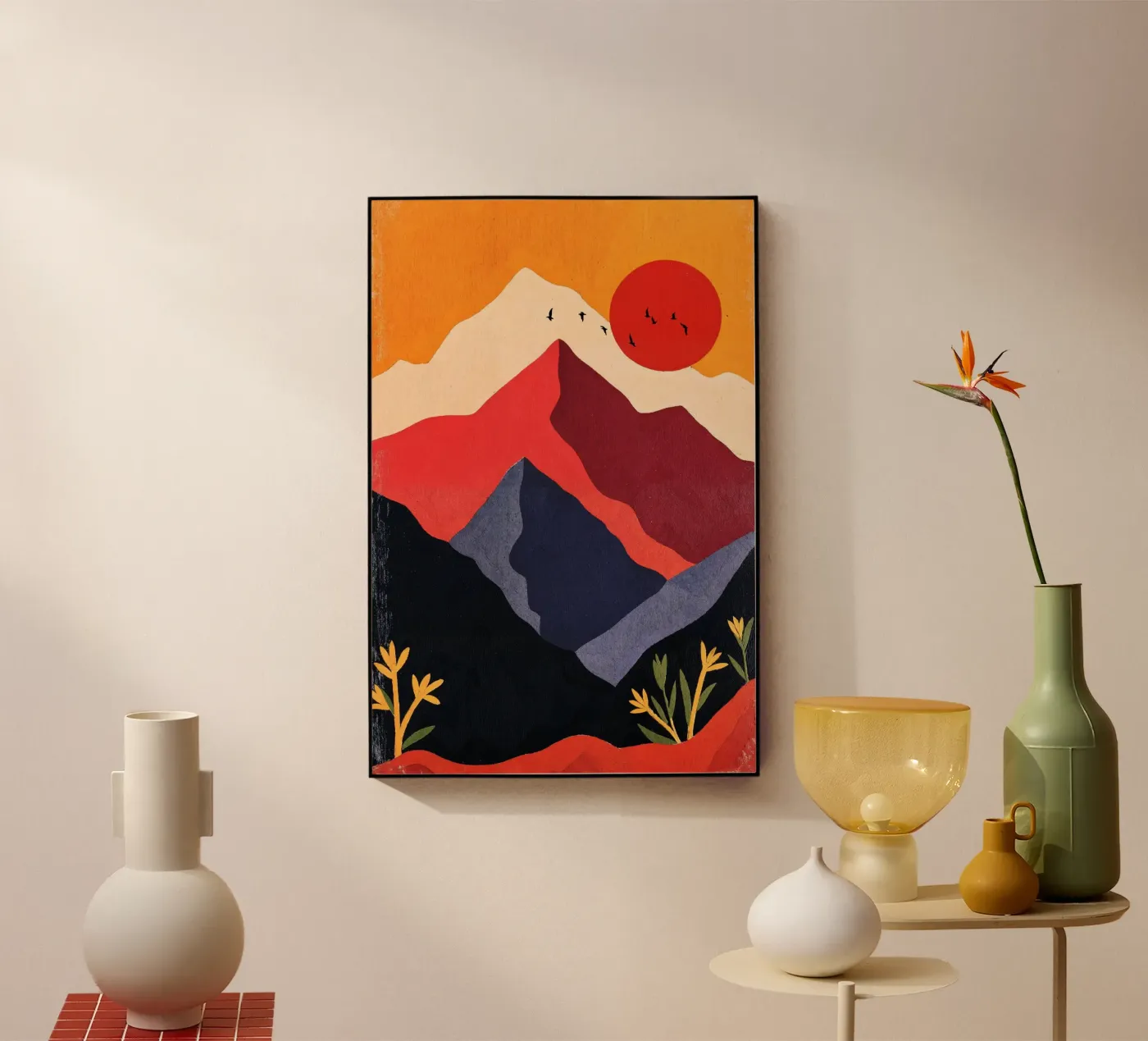 Les Alpes plexiglass da Lana Rodriguez