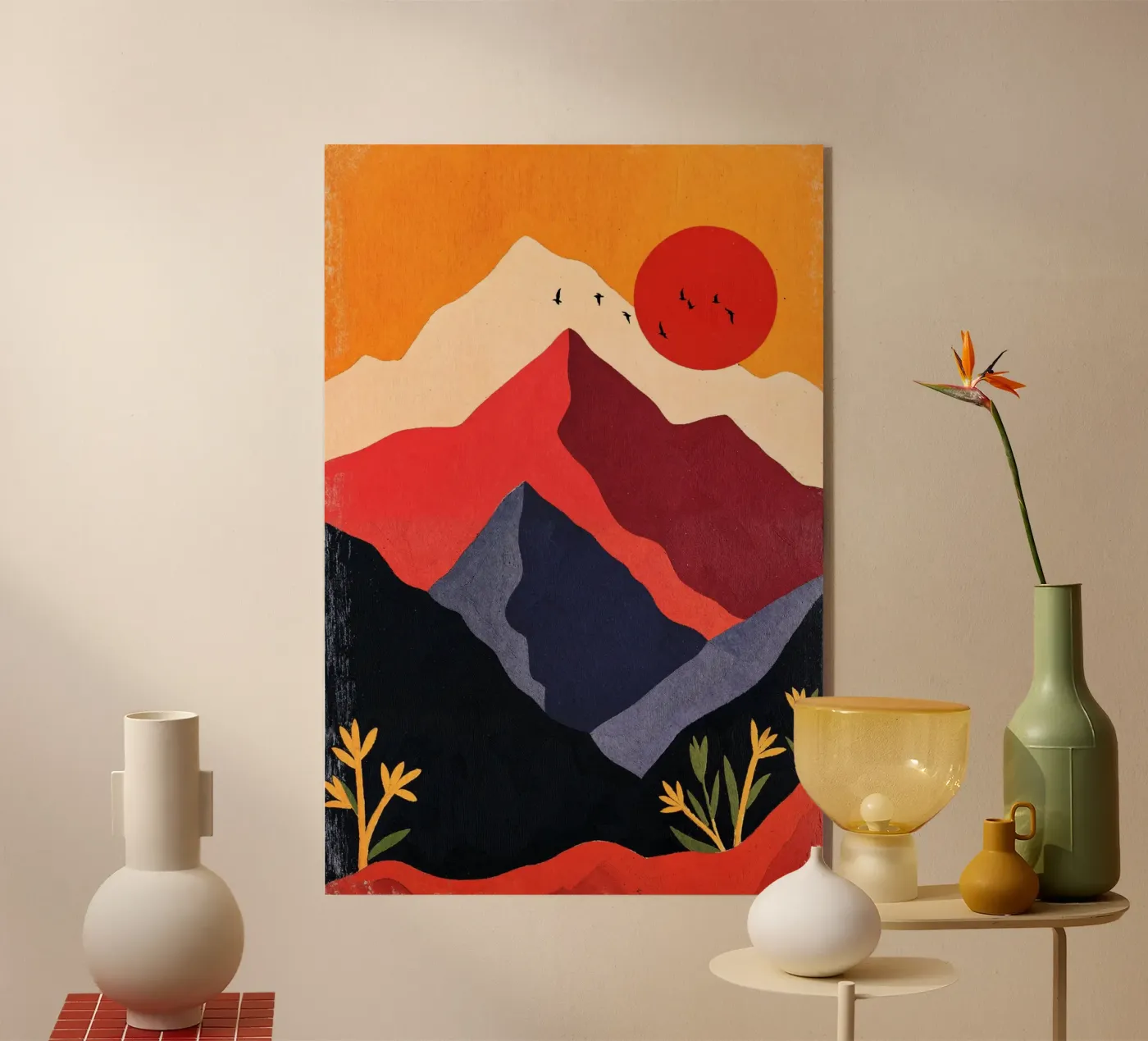 Les Alpes plexiglass da Lana Rodriguez