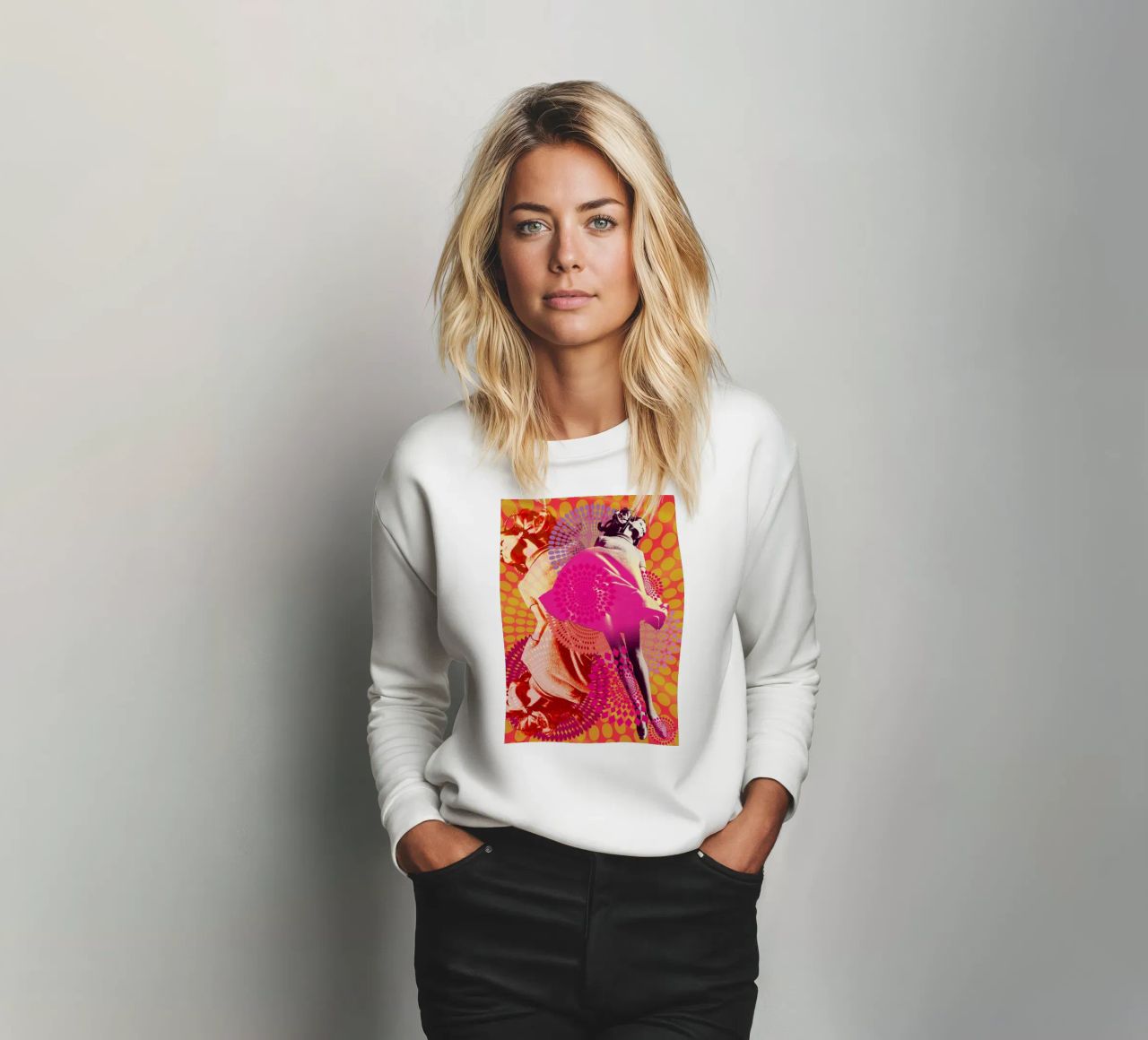 Supermodel Veruschka sudadera de DesmondBates