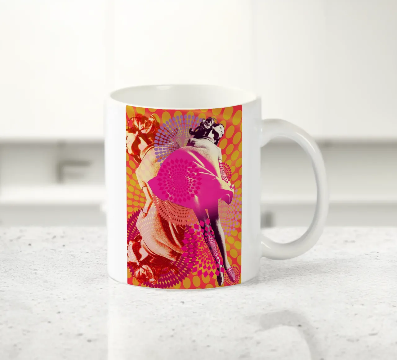 Supermodel Veruschka tazza in ceramica da DesmondBates