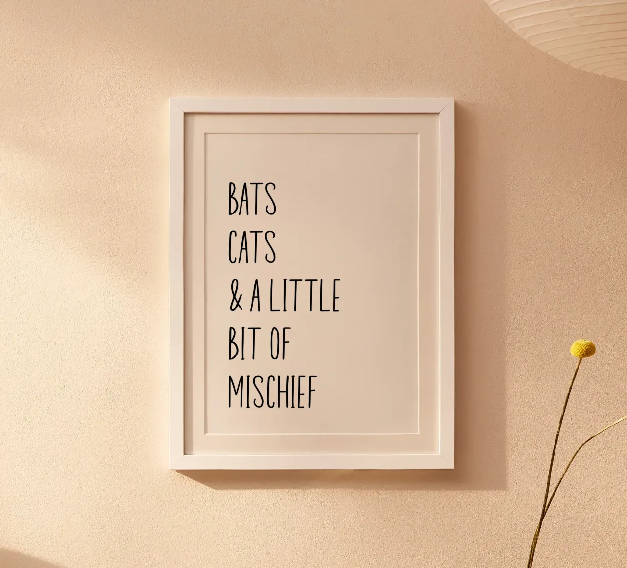 Bats cats & a little bit of mischief carta hahnemühle da PinkCandyWalls