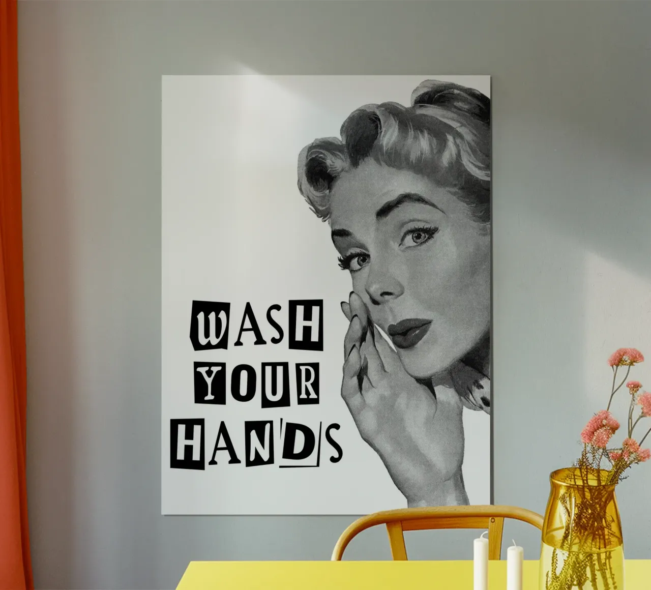 Wash Your Hands, Darling carta hahnemühle da vintageshop