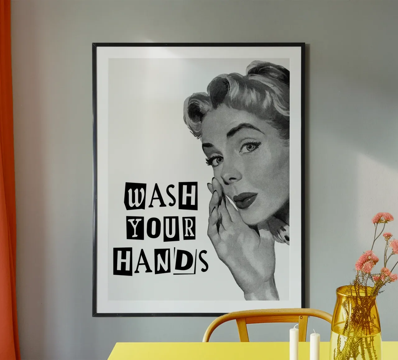 Wash Your Hands, Darling carta hahnemühle da vintageshop