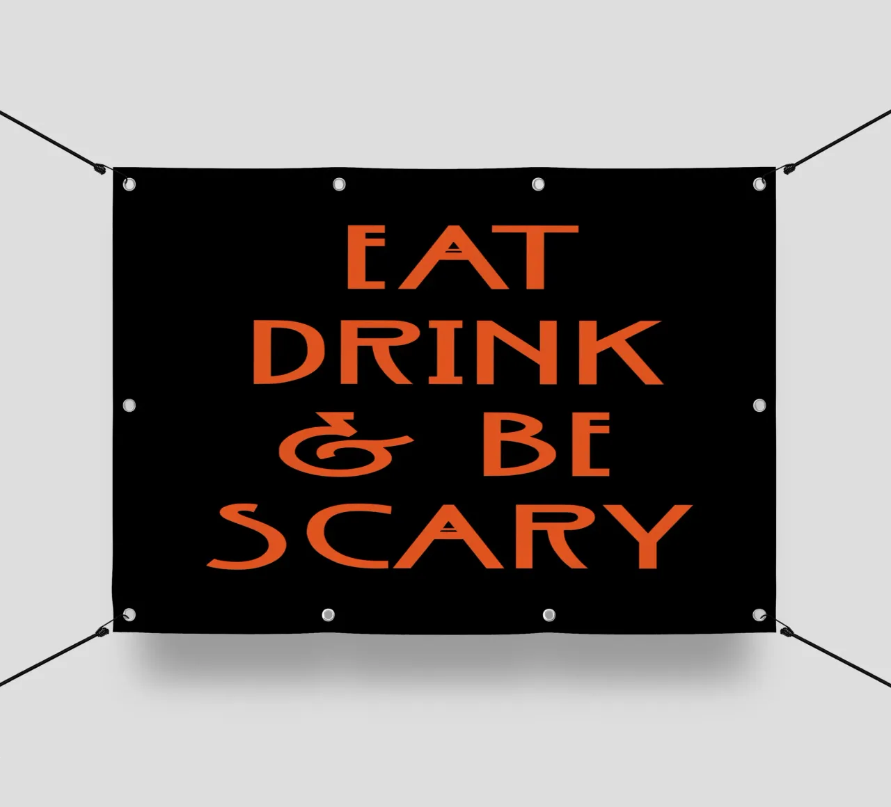 Eat drink and be scary telo in pvc da PinkCandyWalls