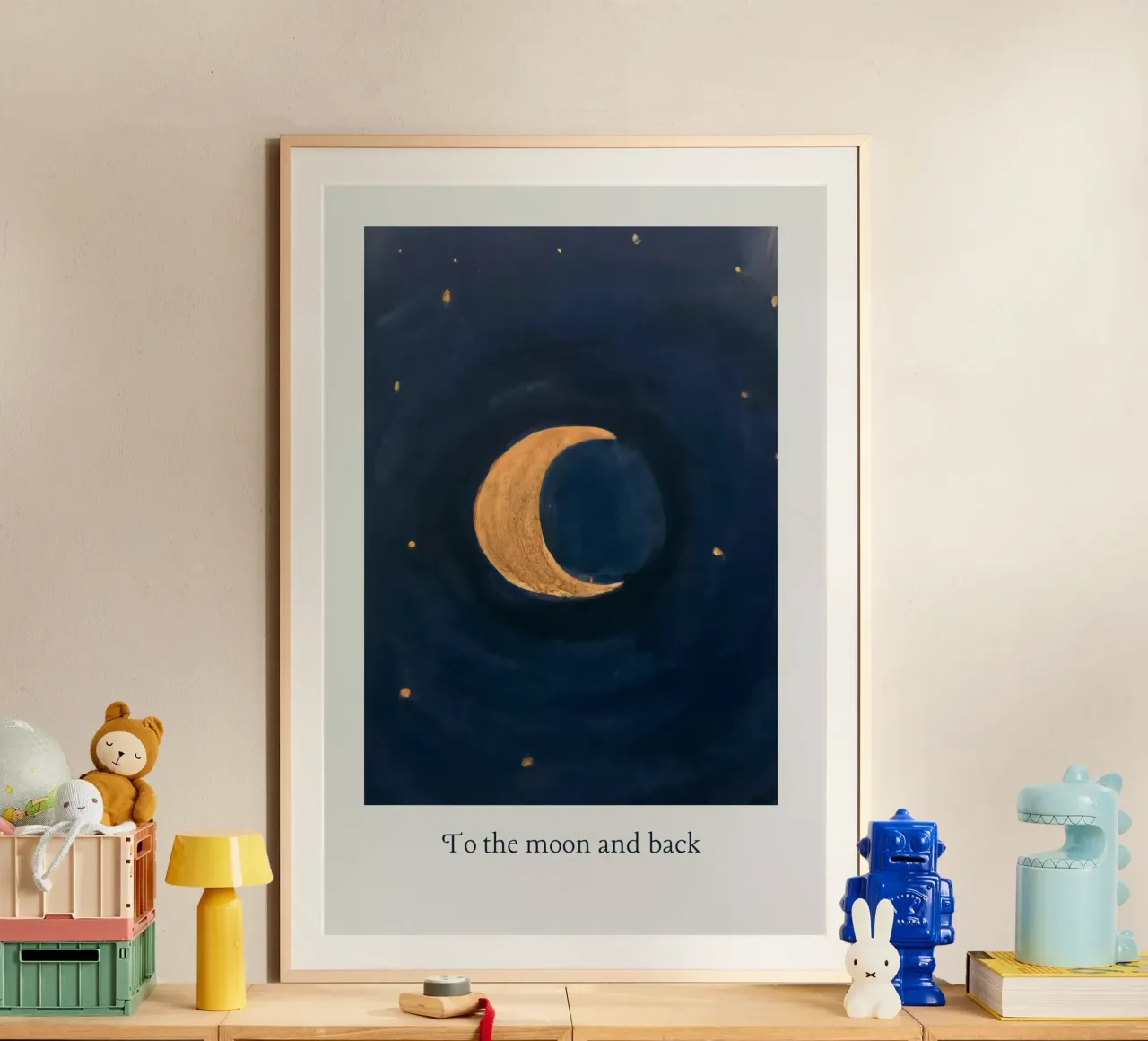 To the moon and back carta hahnemühle da interiorisla