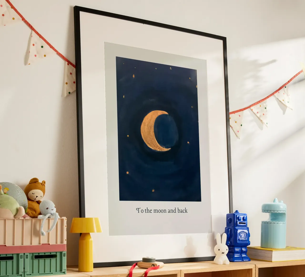 To the moon and back carta hahnemühle da interiorisla