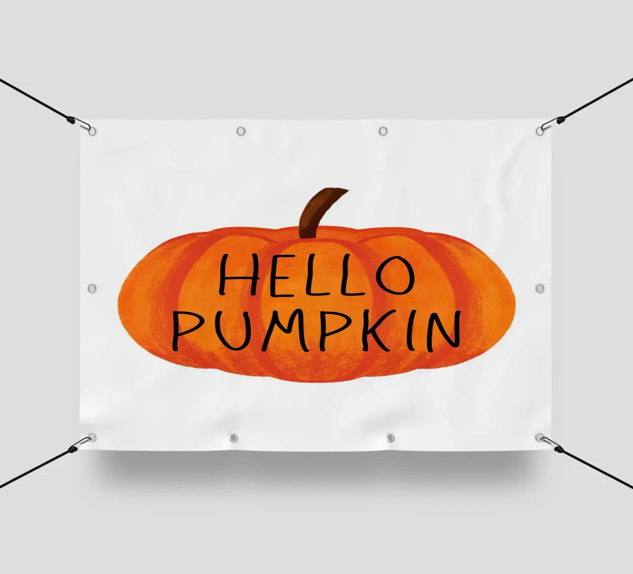 Hello pumpkin telo in pvc da PinkCandyWalls