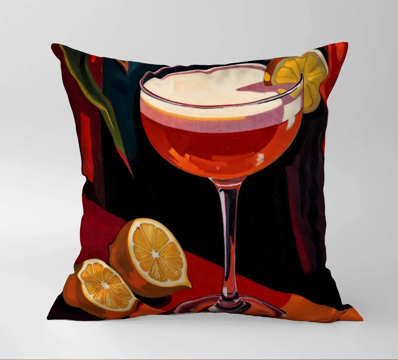 Negroni Parisienne cuscino da Lana Rodriguez