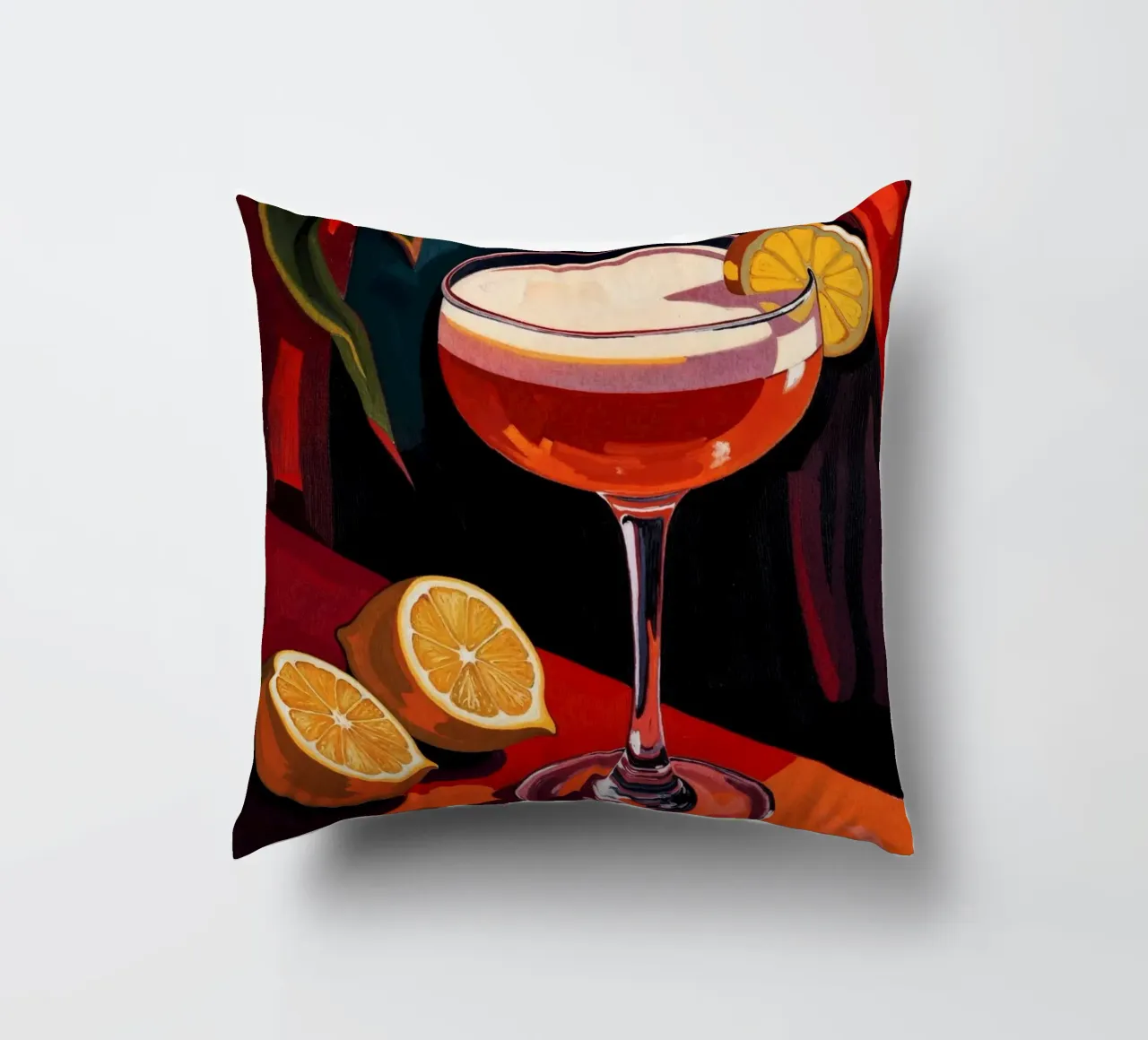 Negroni Parisienne cuscino da Lana Rodriguez