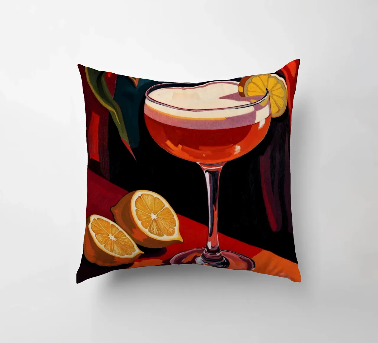 Negroni Parisienne cuscino da Lana Rodriguez