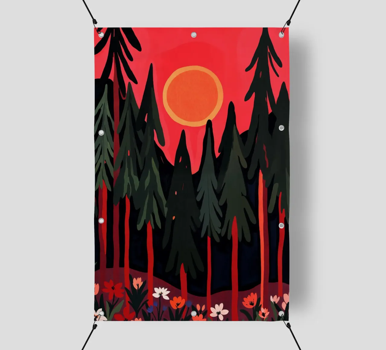 Oh Tannenbaum telo in pvc da Lana Rodriguez