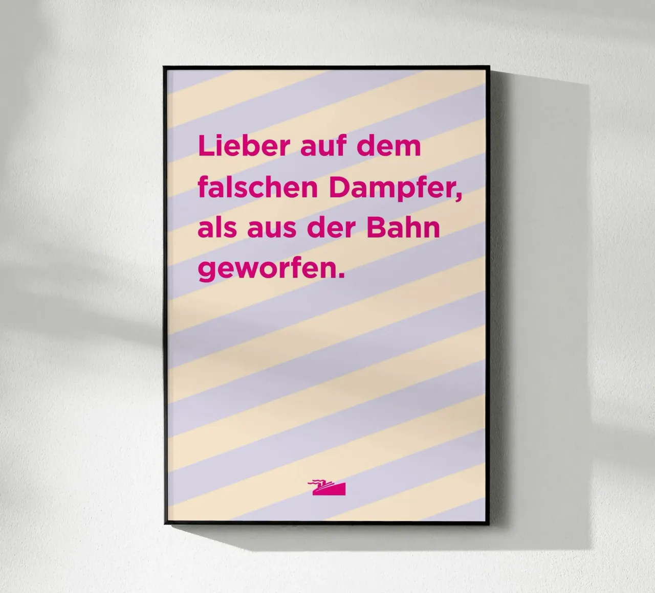 Falscher Dampfer plexiglass da Art Fart