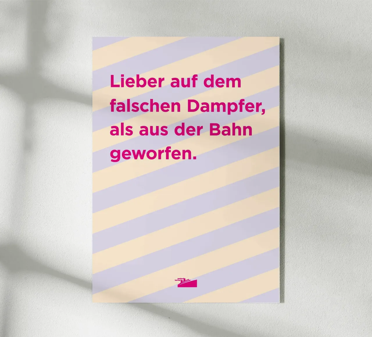 Falscher Dampfer plexiglass da Art Fart