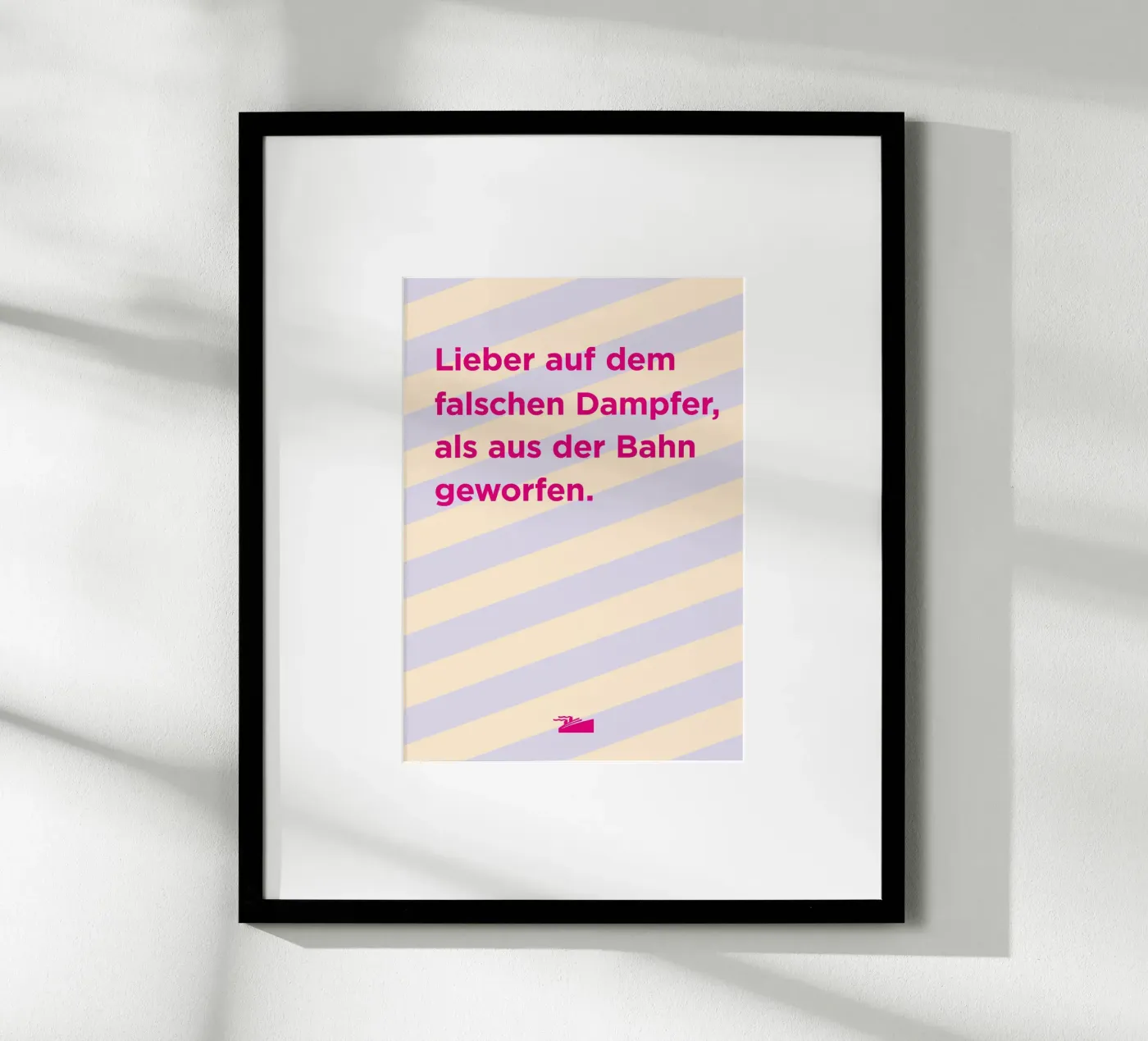 Falscher Dampfer poster by Art Fart