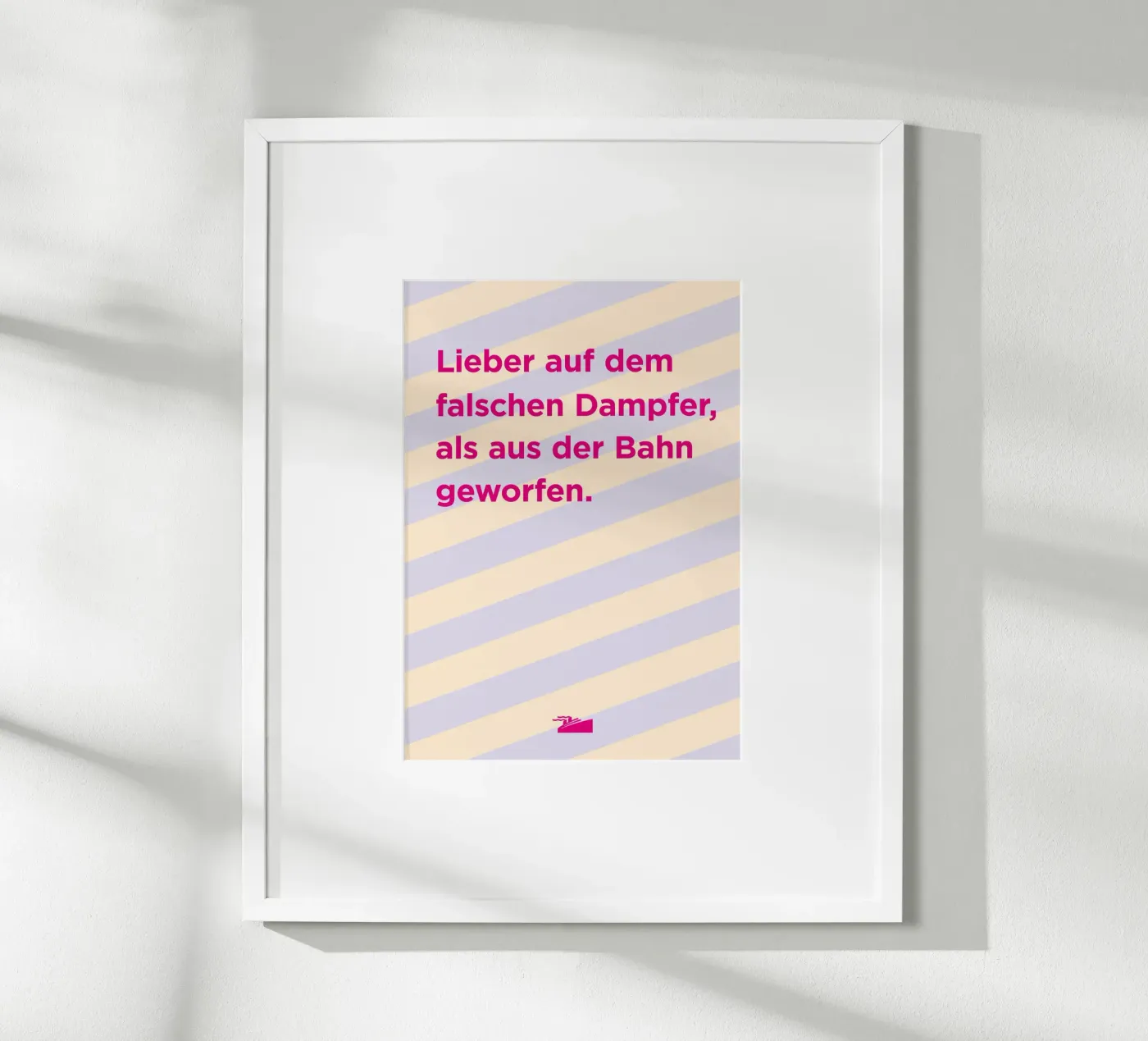 Falscher Dampfer poster by Art Fart