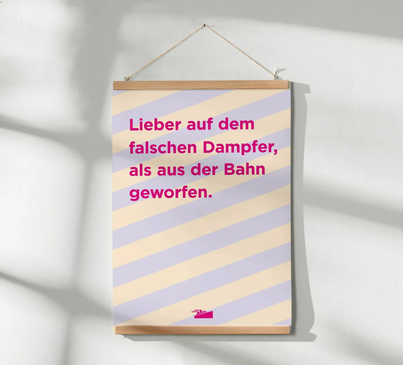 Falscher Dampfer poster by Art Fart