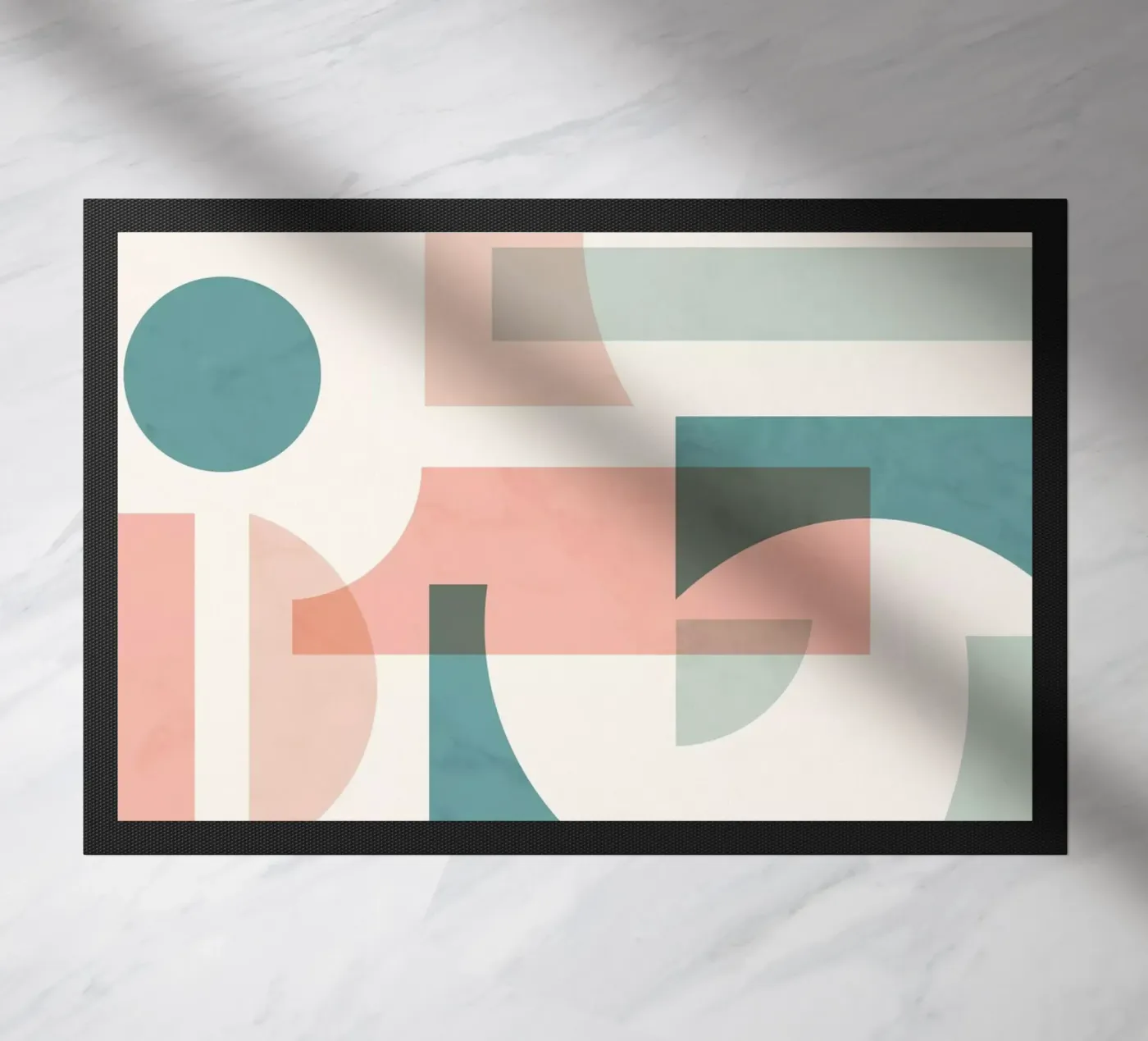 Subtle Geometric deurmat van Kim Hubball Studio