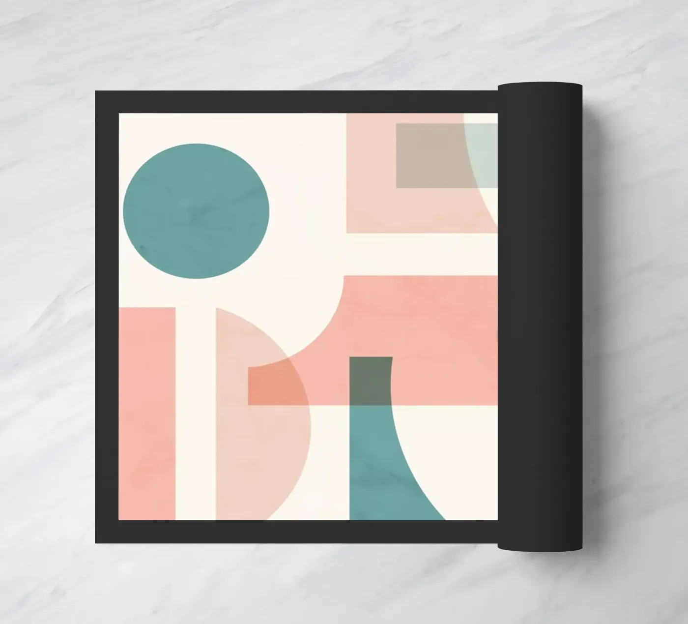 Subtle Geometric deurmat van Kim Hubball Studio