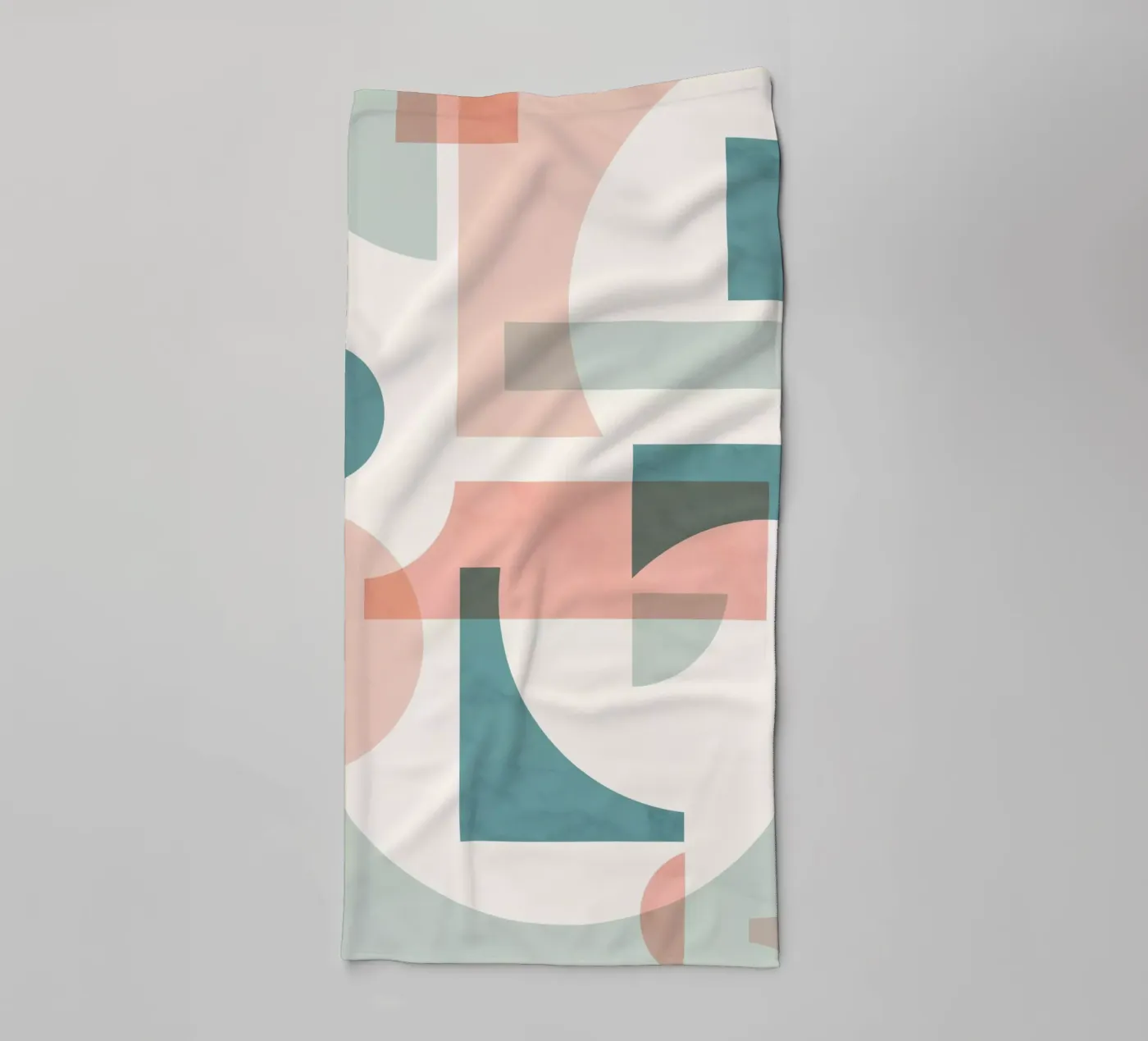 Subtiel Geometrisch badhanddoek van Kim Hubball Studio