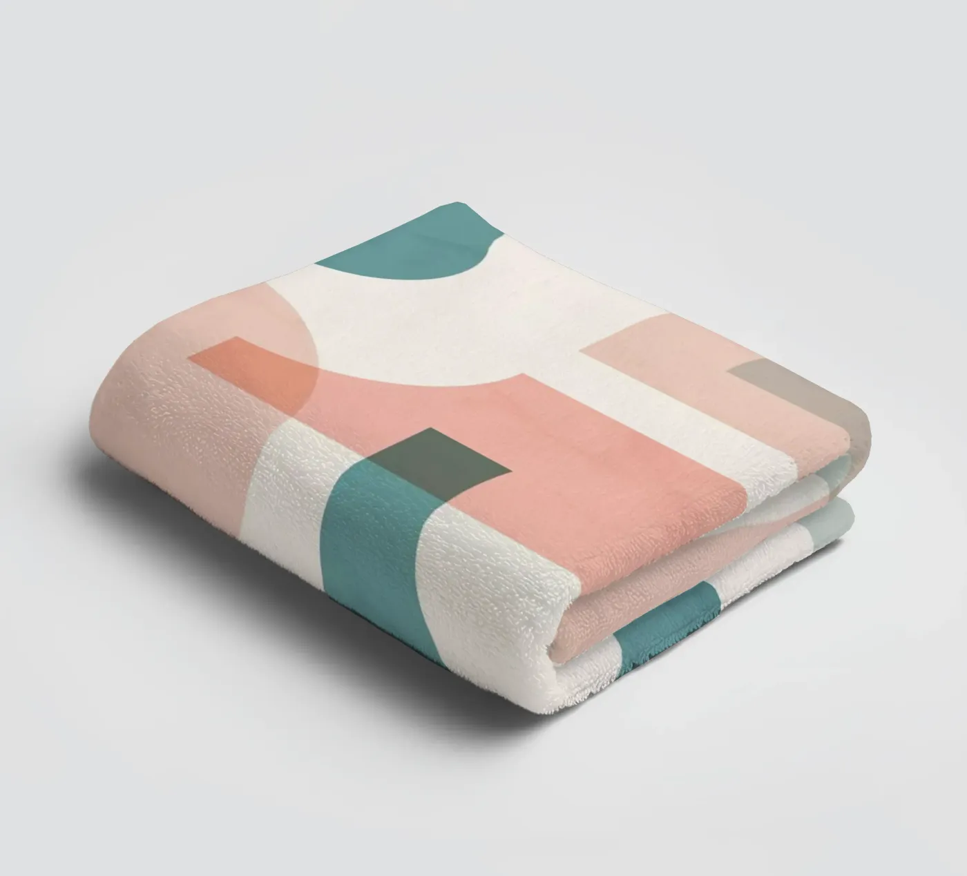 Subtiel Geometrisch badhanddoek van Kim Hubball Studio