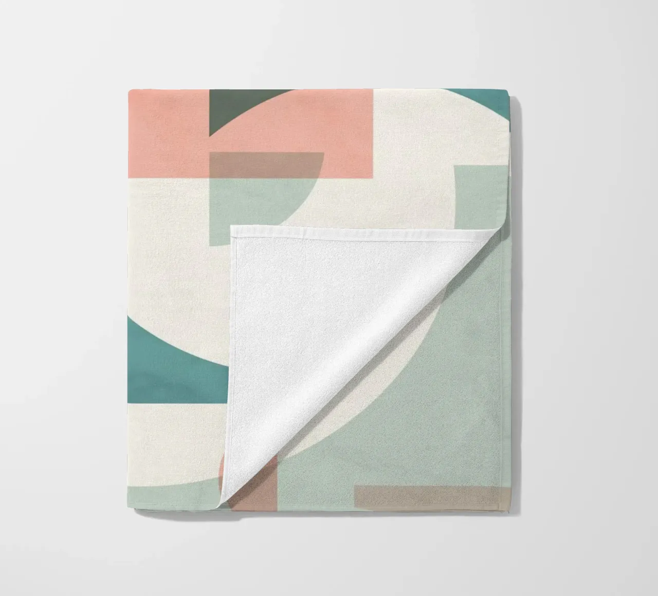 Subtiel Geometrisch strandhanddoek van Kim Hubball Studio