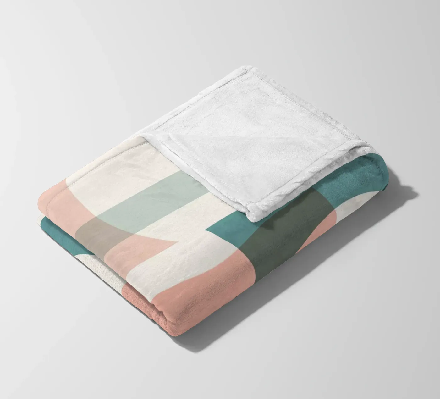 Subtiel Geometrisch fleecedeken van Kim Hubball Studio