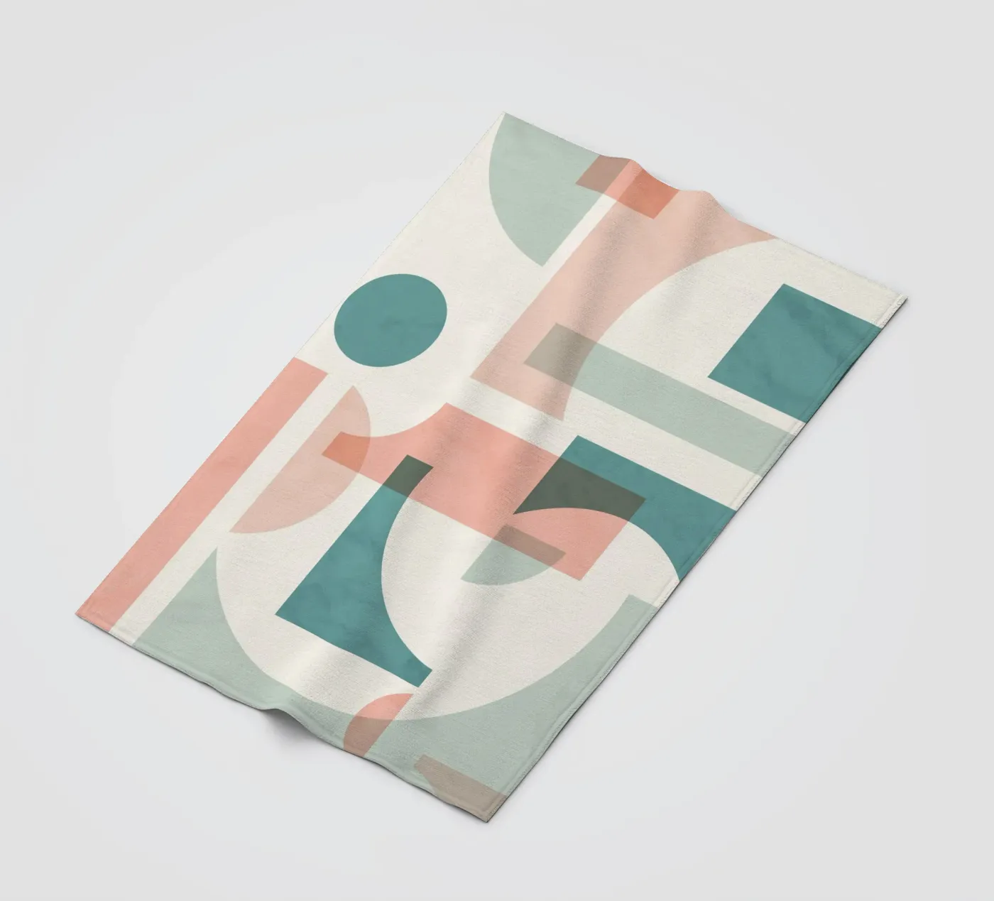 Subtiel Geometrisch fleecedeken van Kim Hubball Studio