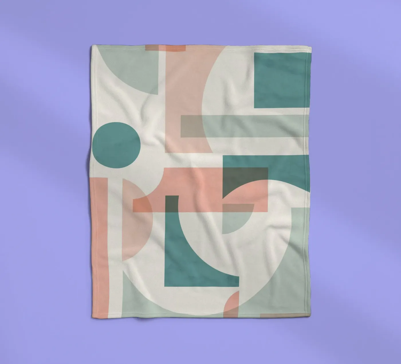 Subtiel Geometrisch fleecedeken van Kim Hubball Studio