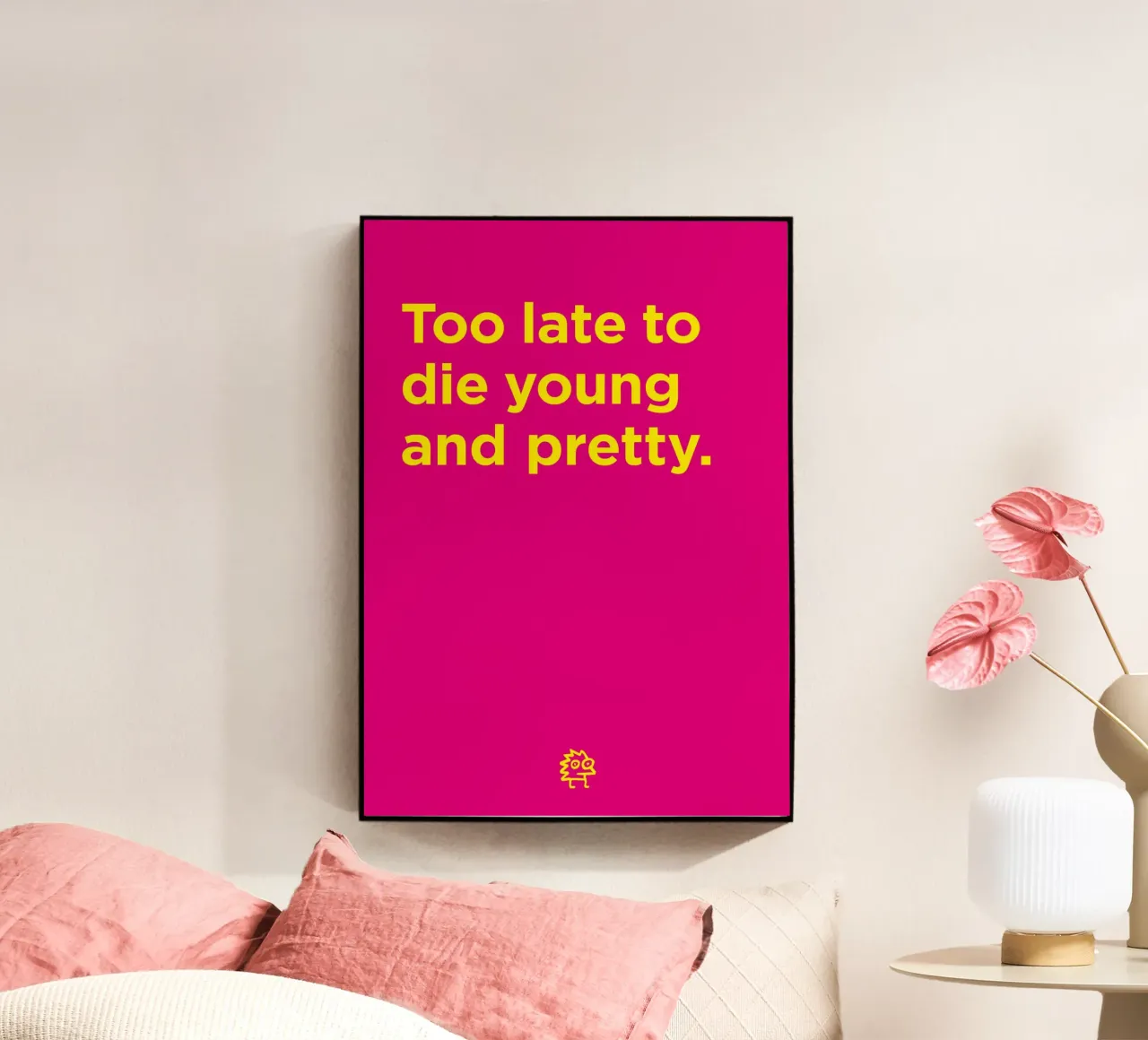 Giovane e carina. plexiglass da Art Fart