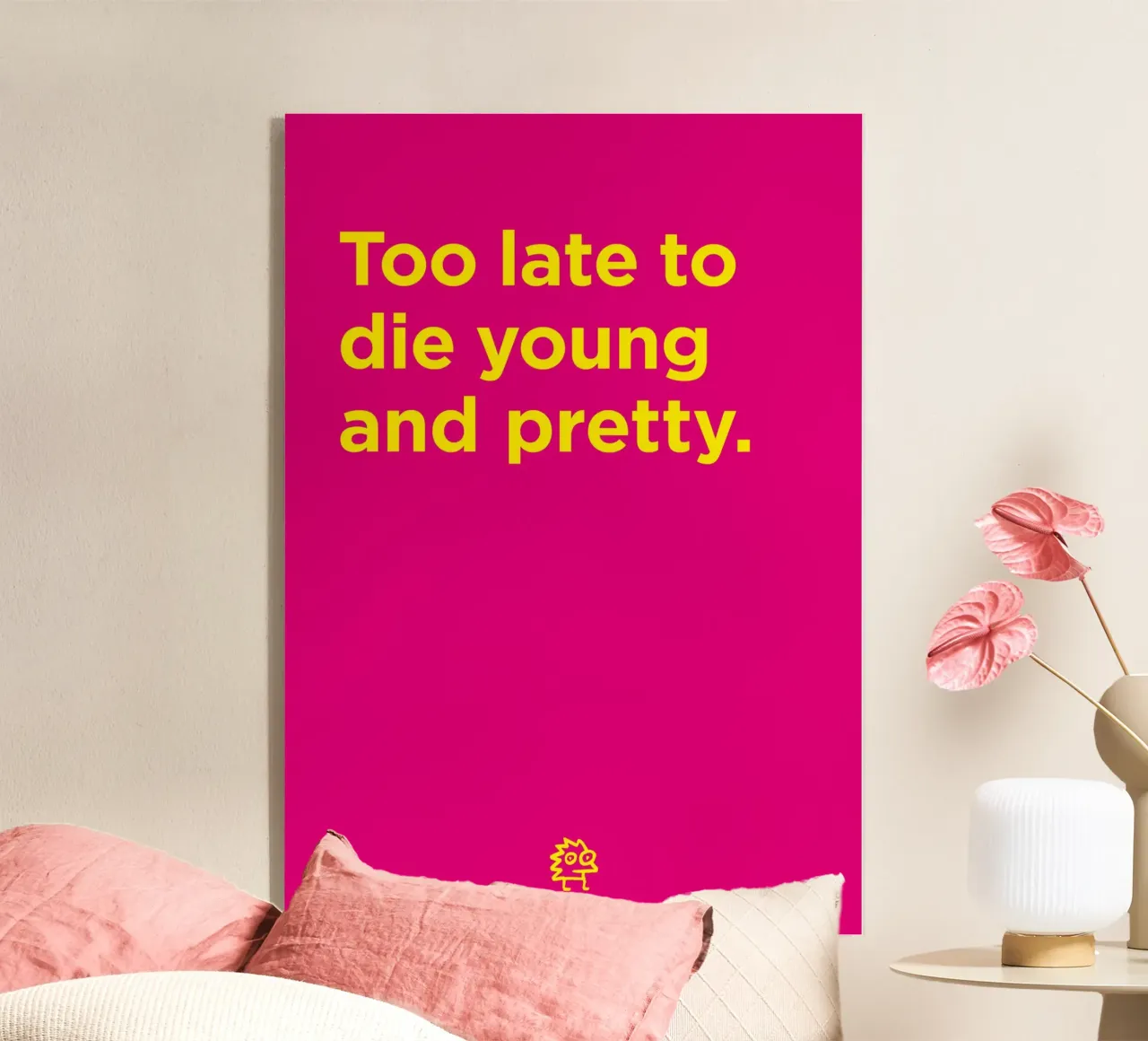 Giovane e carina. plexiglass da Art Fart