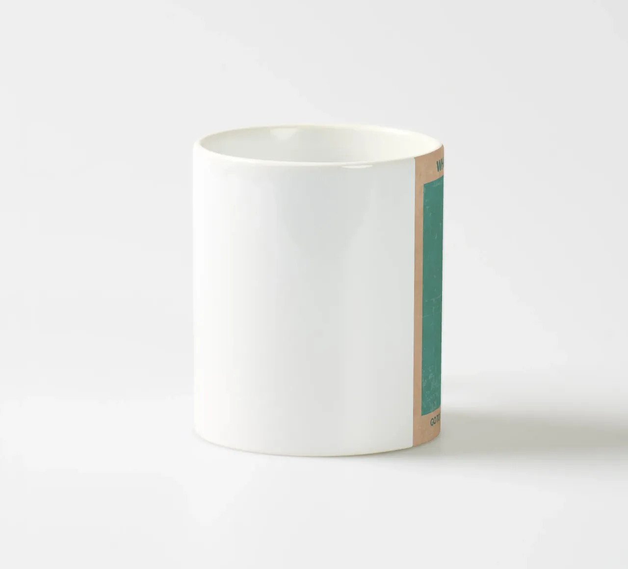 When In Doubt Go To The Water And Swim tazza in ceramica da Lucallie Andrei