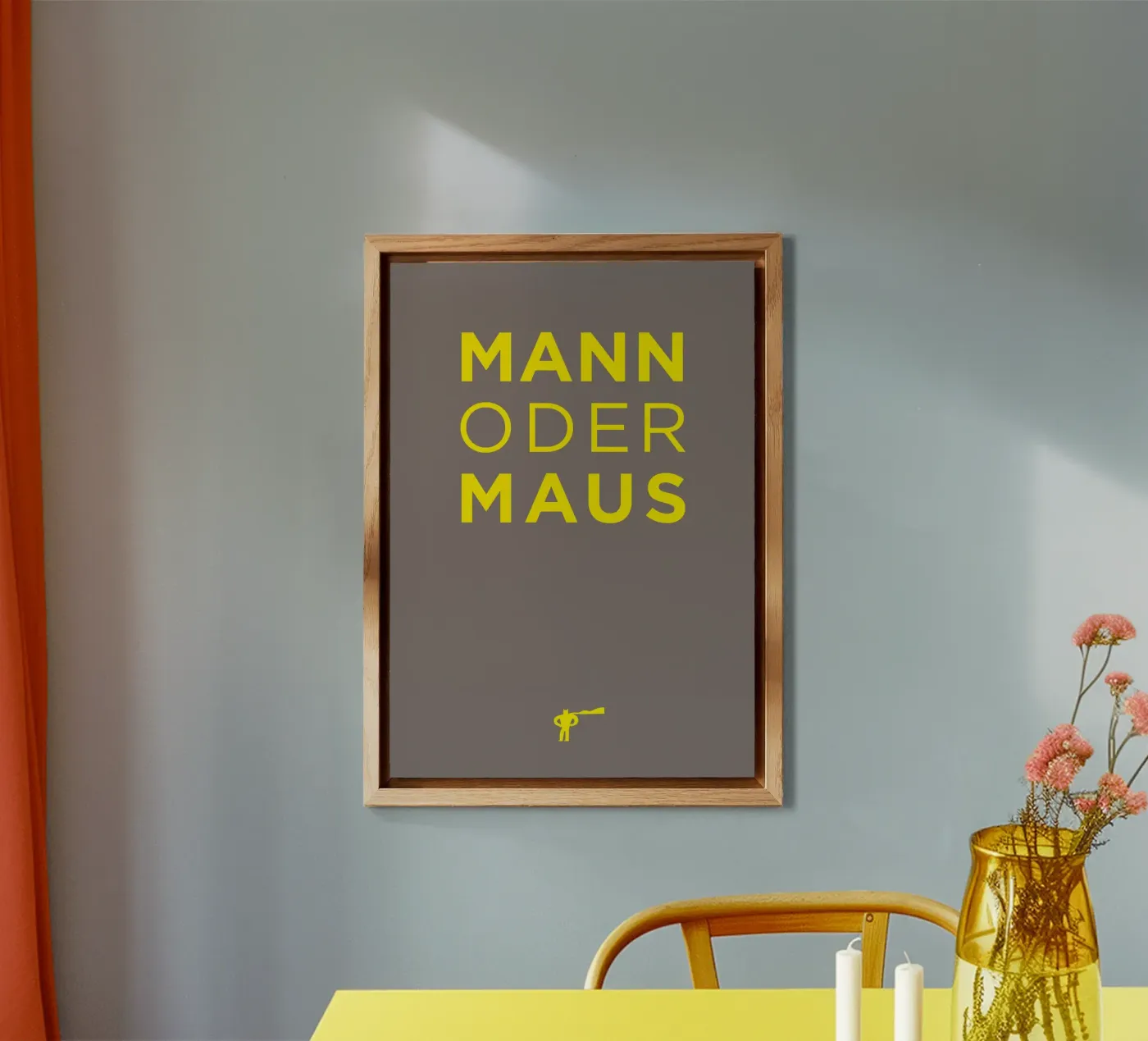 Mann oder Maus Forex-Platte von Art Fart