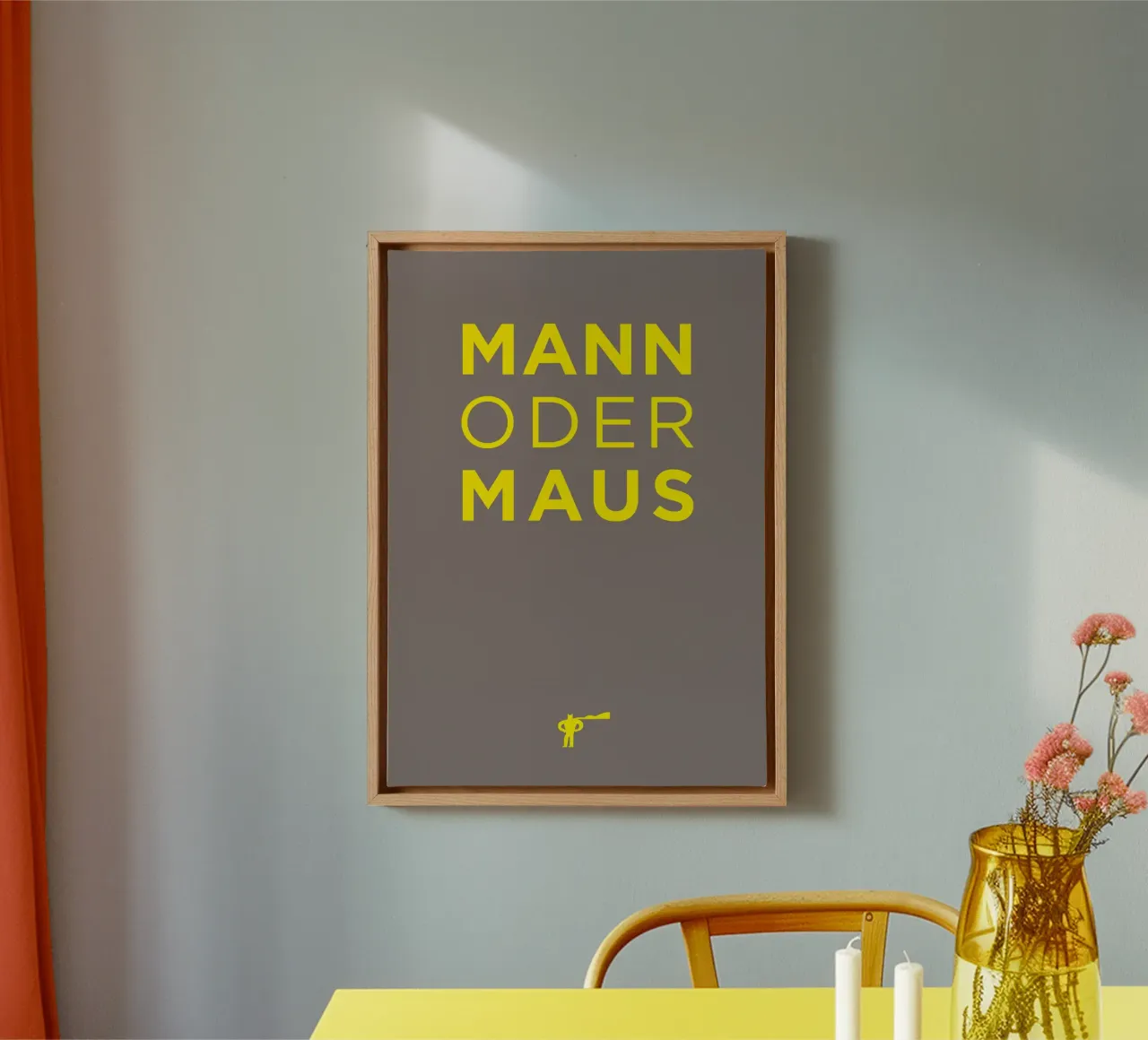 Mann oder Maus Leinwand von Art Fart