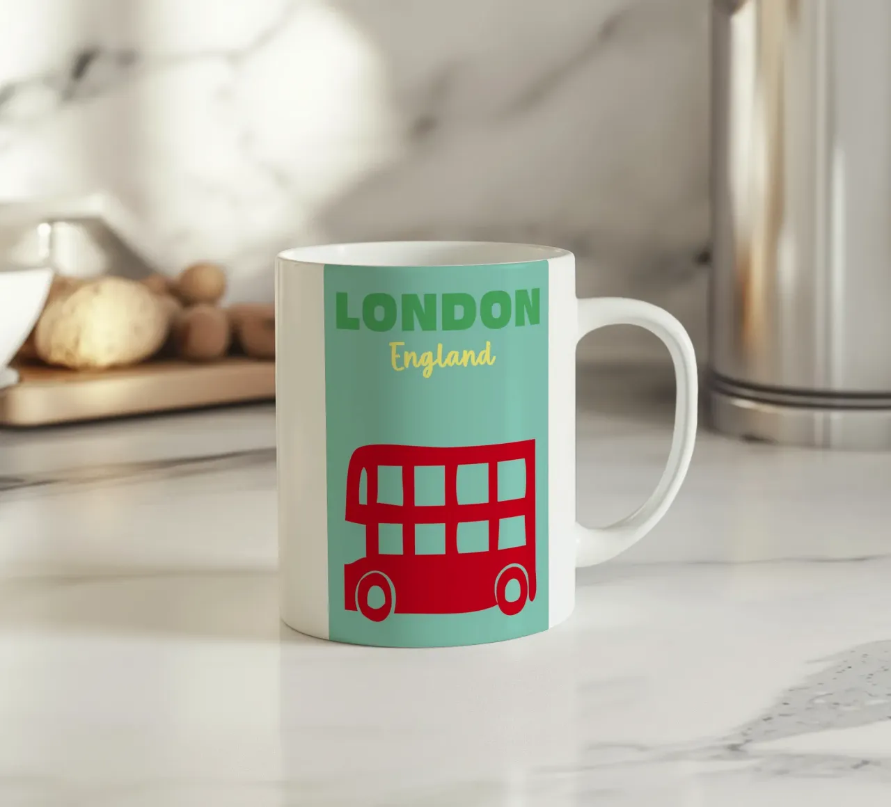 Londra, Inghilterra 02 tazza in ceramica da Art Fart