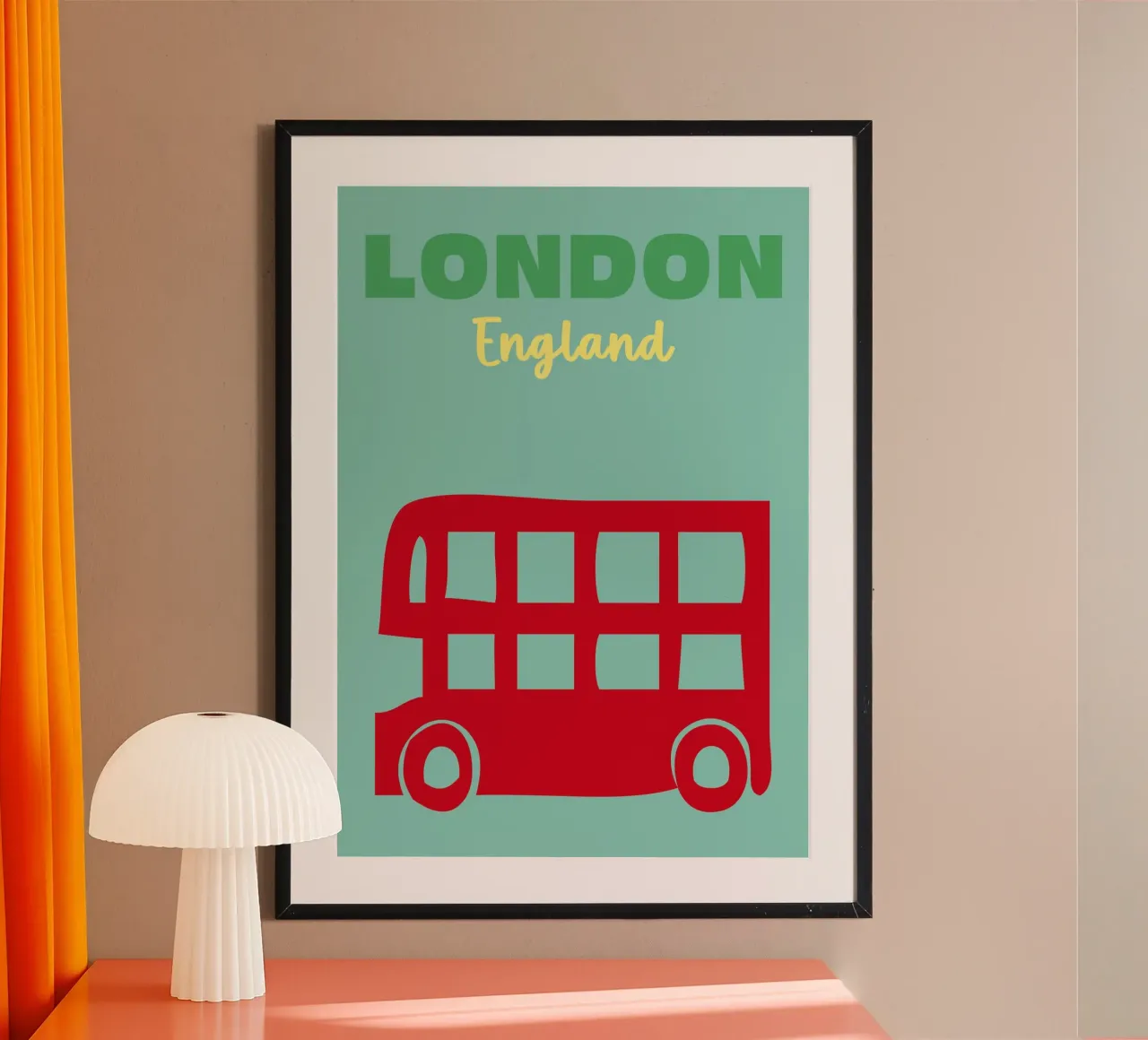 Londra, Inghilterra 02 poster da Art Fart