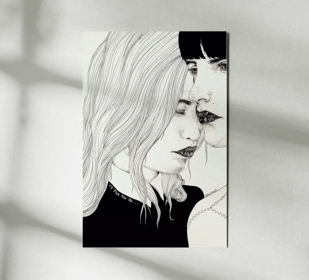 When You're Getting Down alluminio dibond da Kaethe Butcher