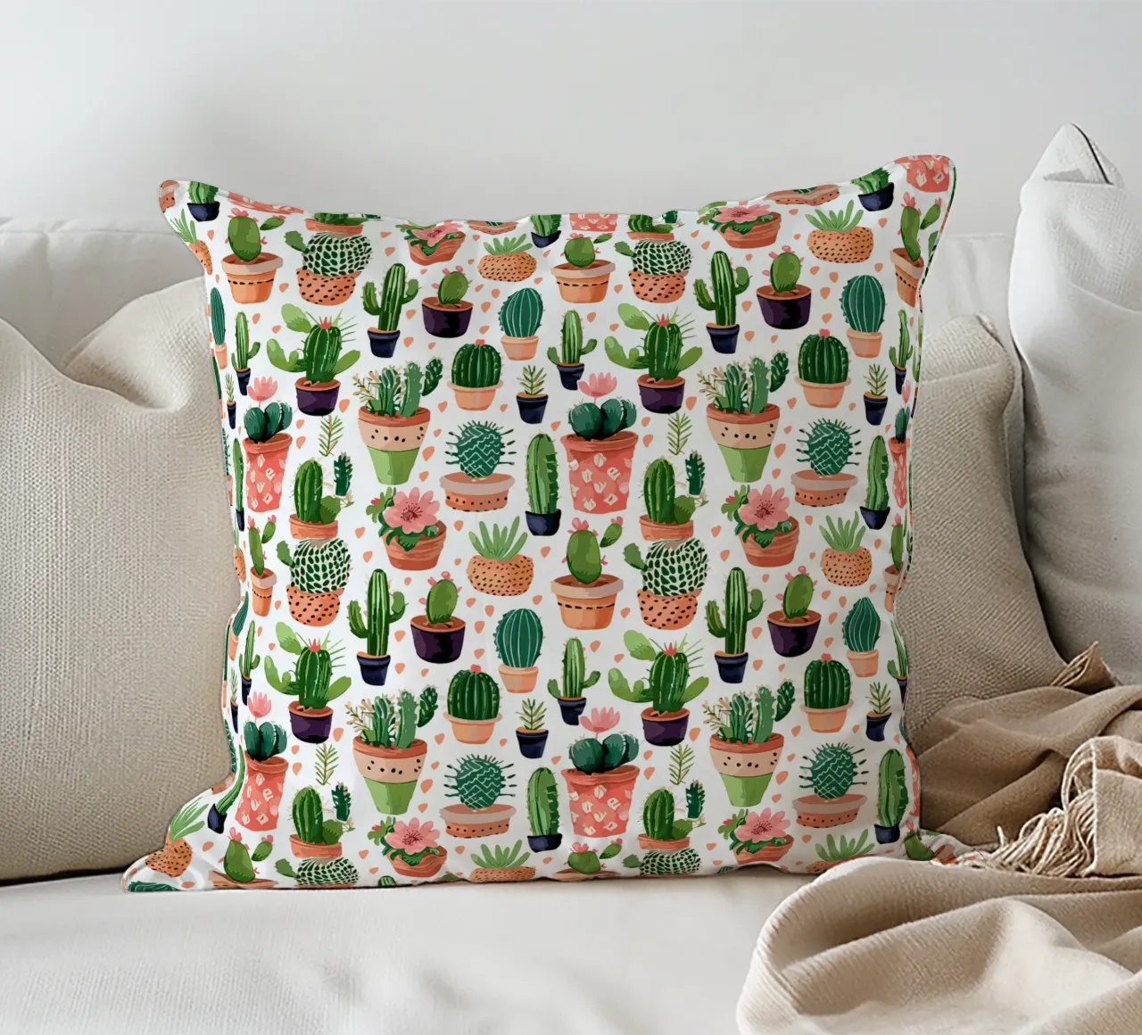 Cactus / Stampa di cactus cuscino da Hightown Design