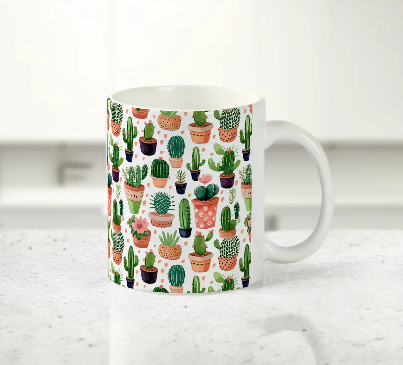 Cactus / Stampa di cactus tazza in ceramica da Hightown Design