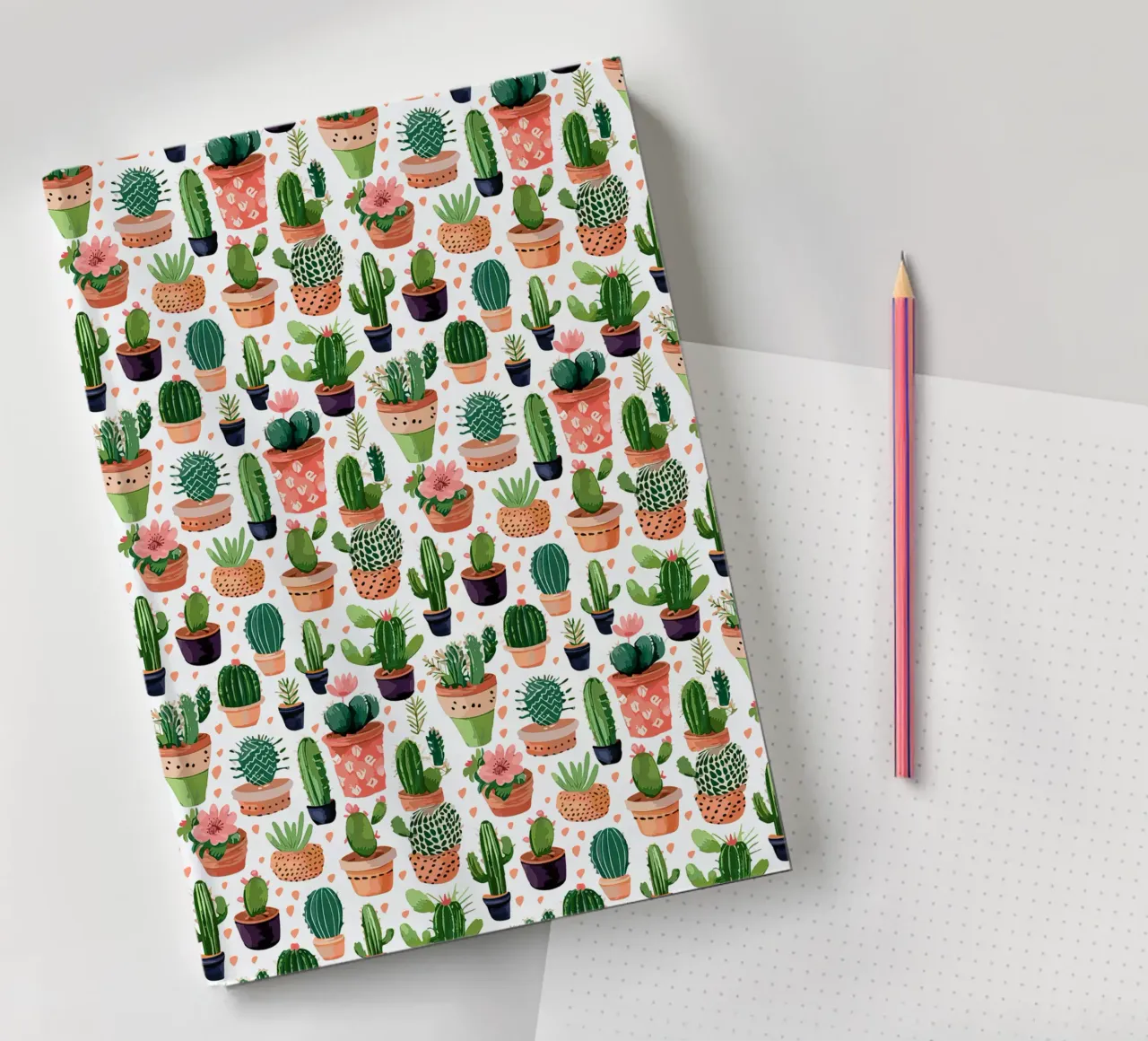 Cacti / Cactus print notebook by Hightown Design