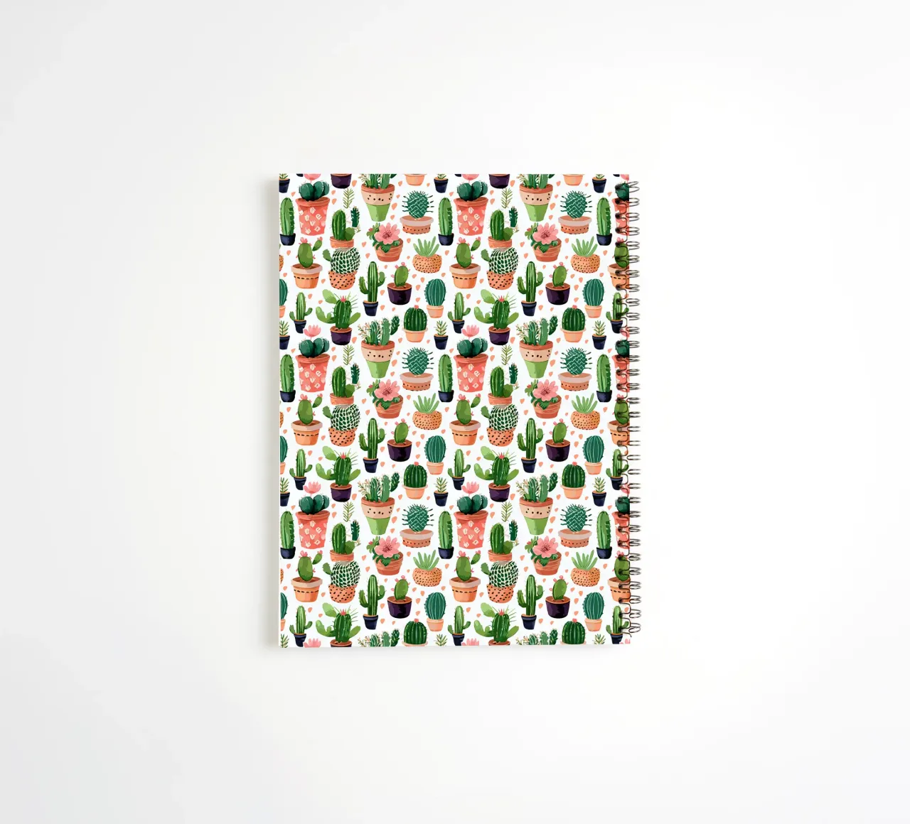 Cacti / Cactus print spiral notebook by Hightown Design