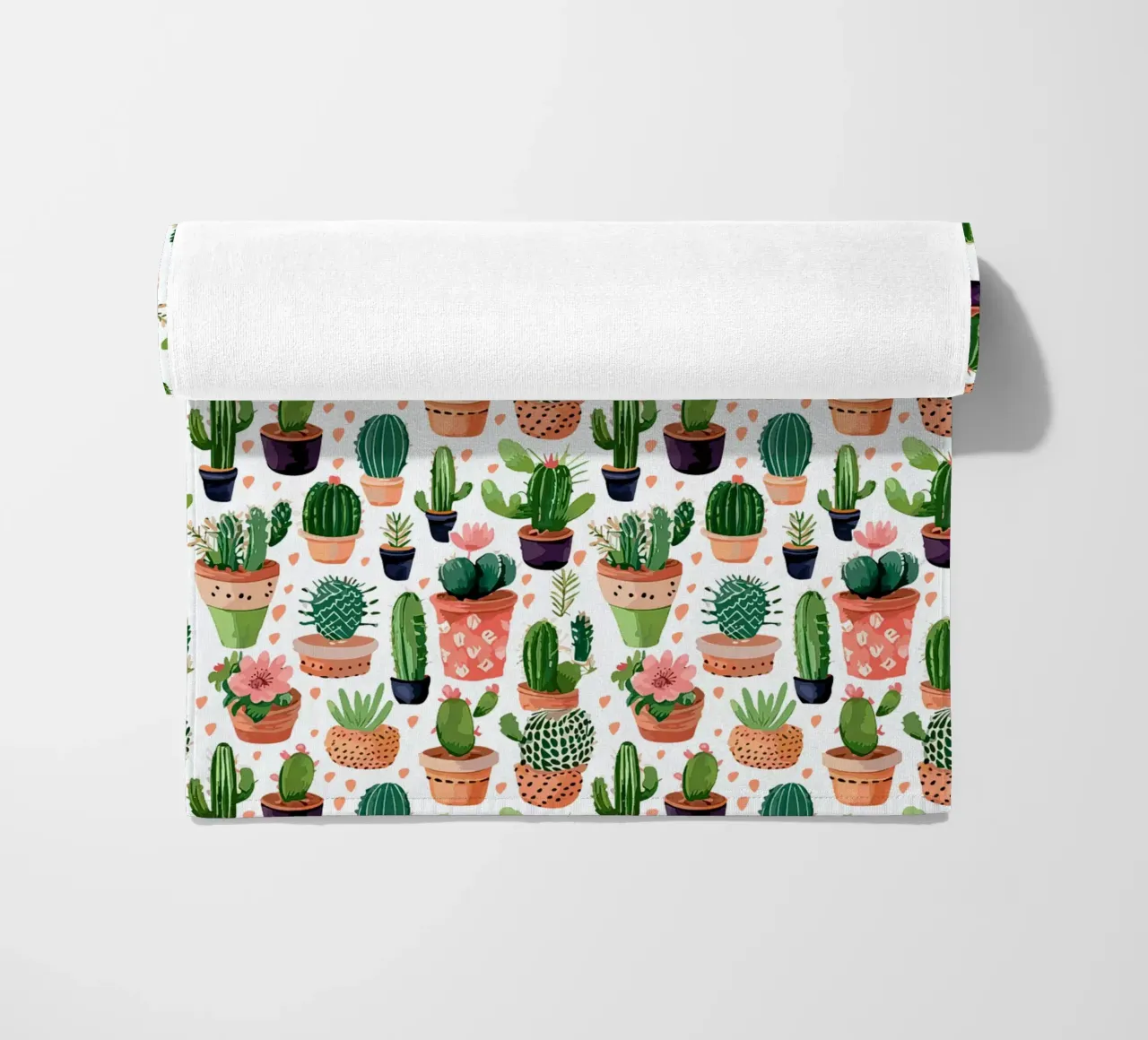 Cacti / Cactus print beach towel by Hightown Design