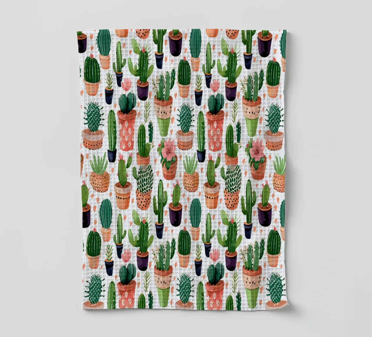 Cactus / Impression cactus torchon de Hightown Design