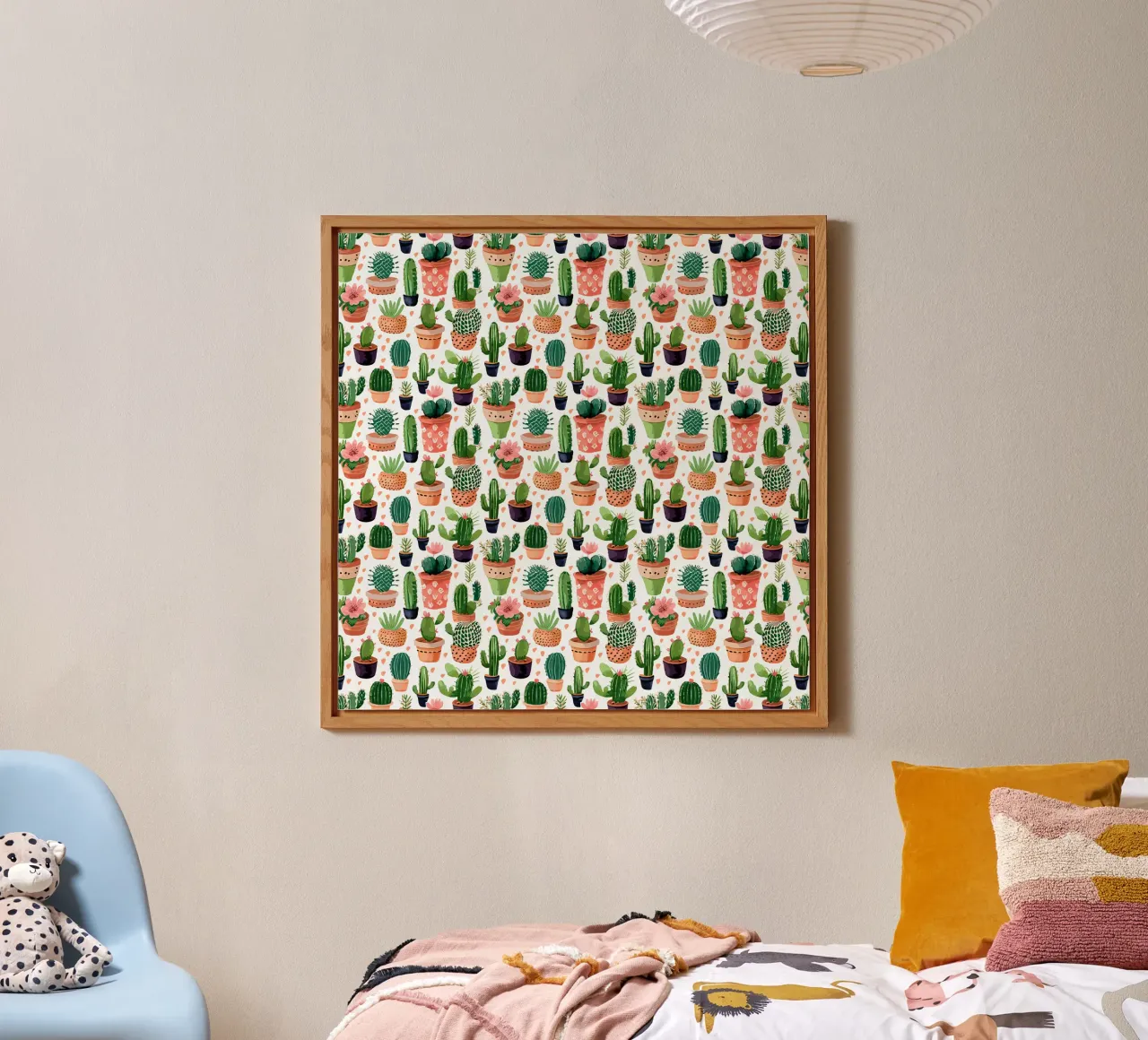 Cacti / Cactus print alu-dibond by Hightown Design
