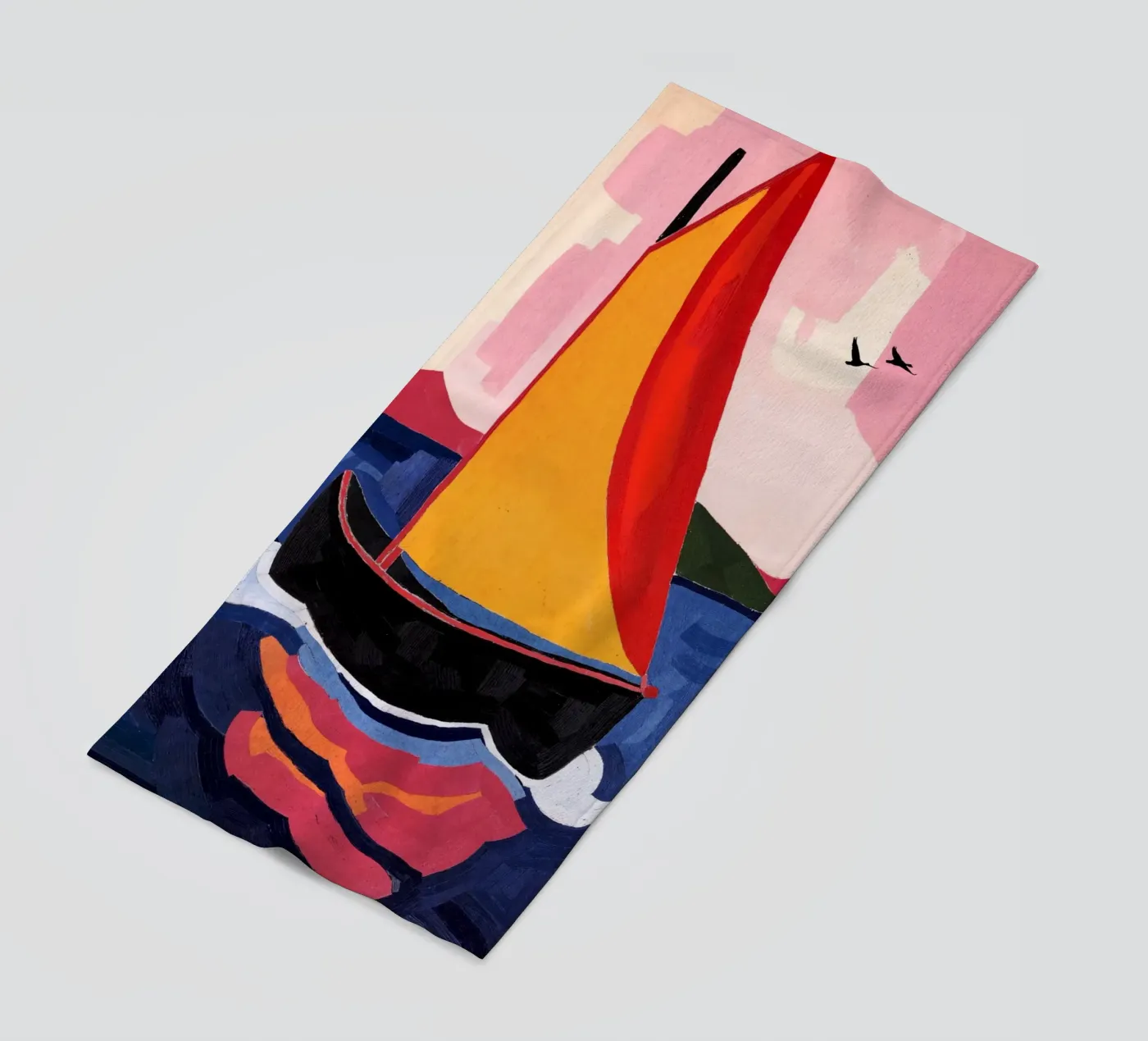 Sailing Strandtuch von Lana Rodriguez