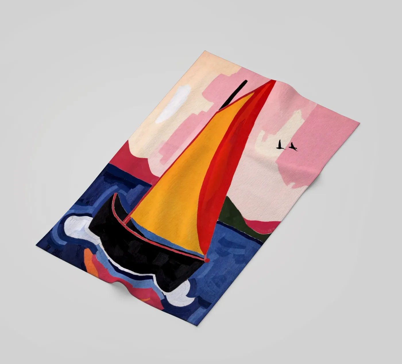 Sailing Strandtuch von Lana Rodriguez