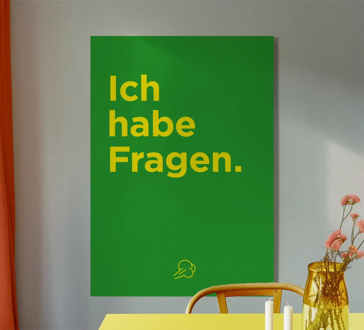 Fragen Acryl-Glas von Art Fart