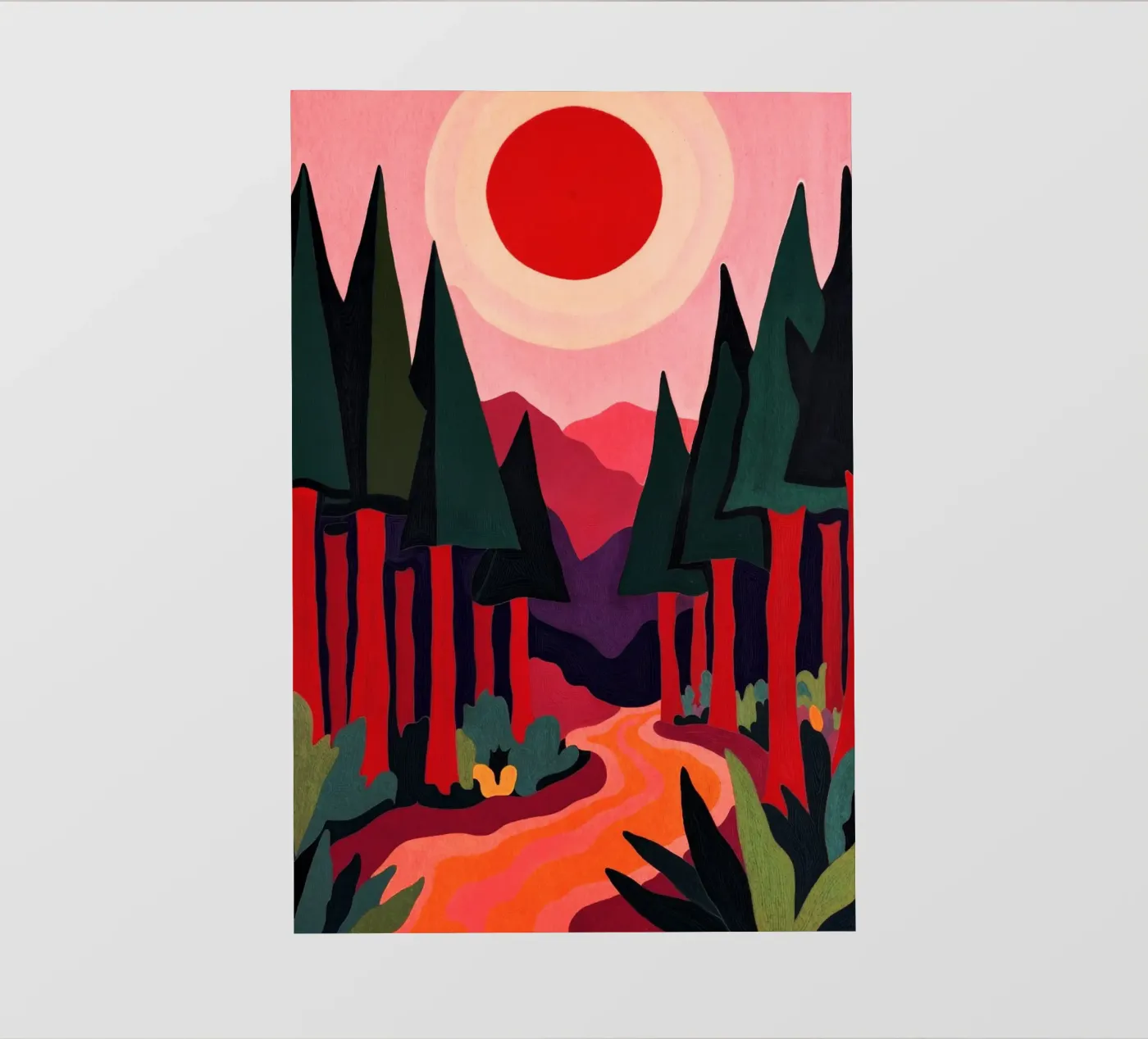 Schwarzwald fotobehang van Lana Rodriguez