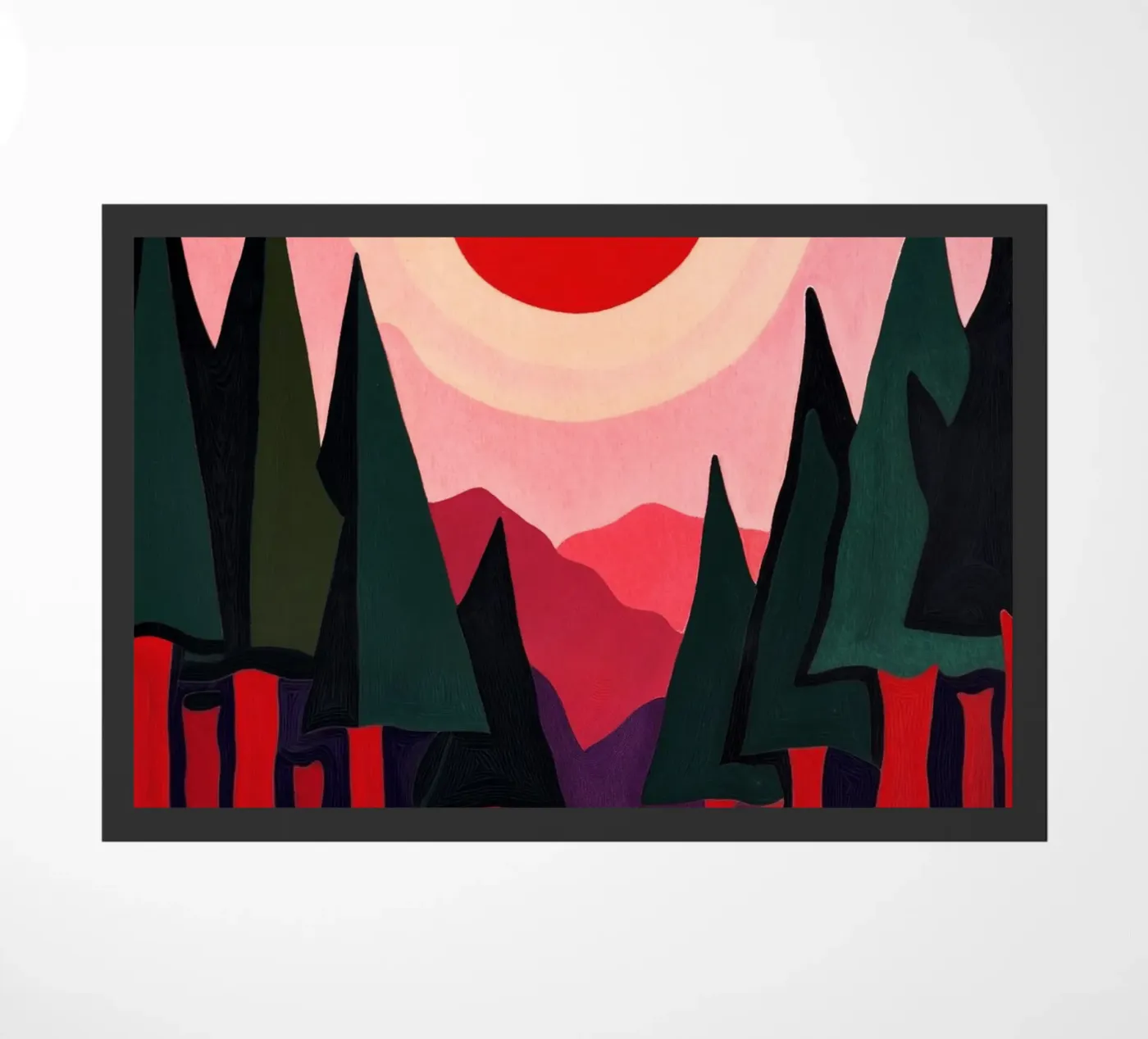 Schwarzwald doormat by Lana Rodriguez