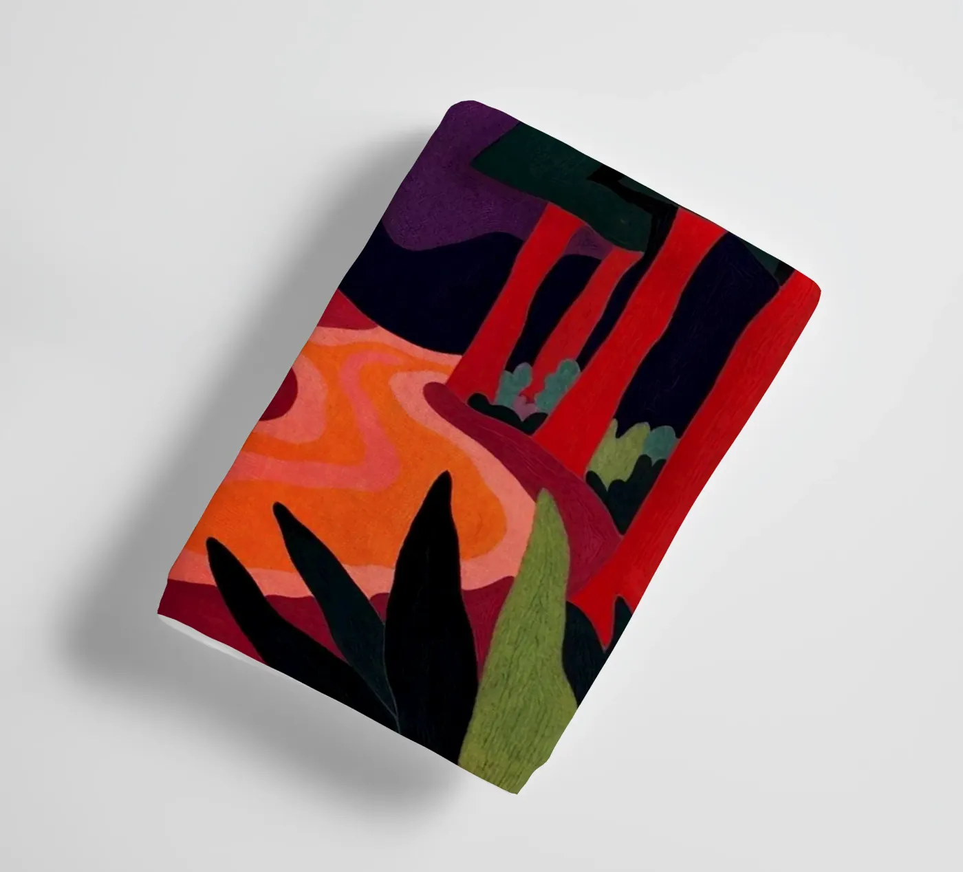 Schwarzwald badhanddoek van Lana Rodriguez