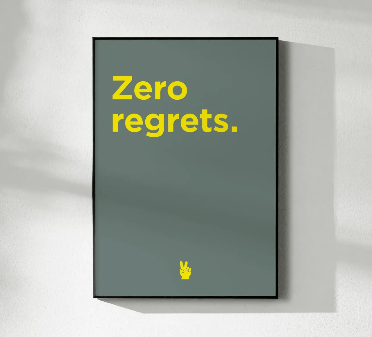 Zero regrets product.type.acrylglas common.byCreator Art Fart
